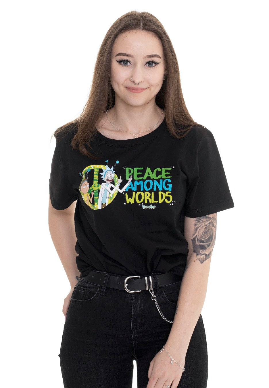 Rick And Morty - Peace Among Worlds - T-Shirt | Women-Image