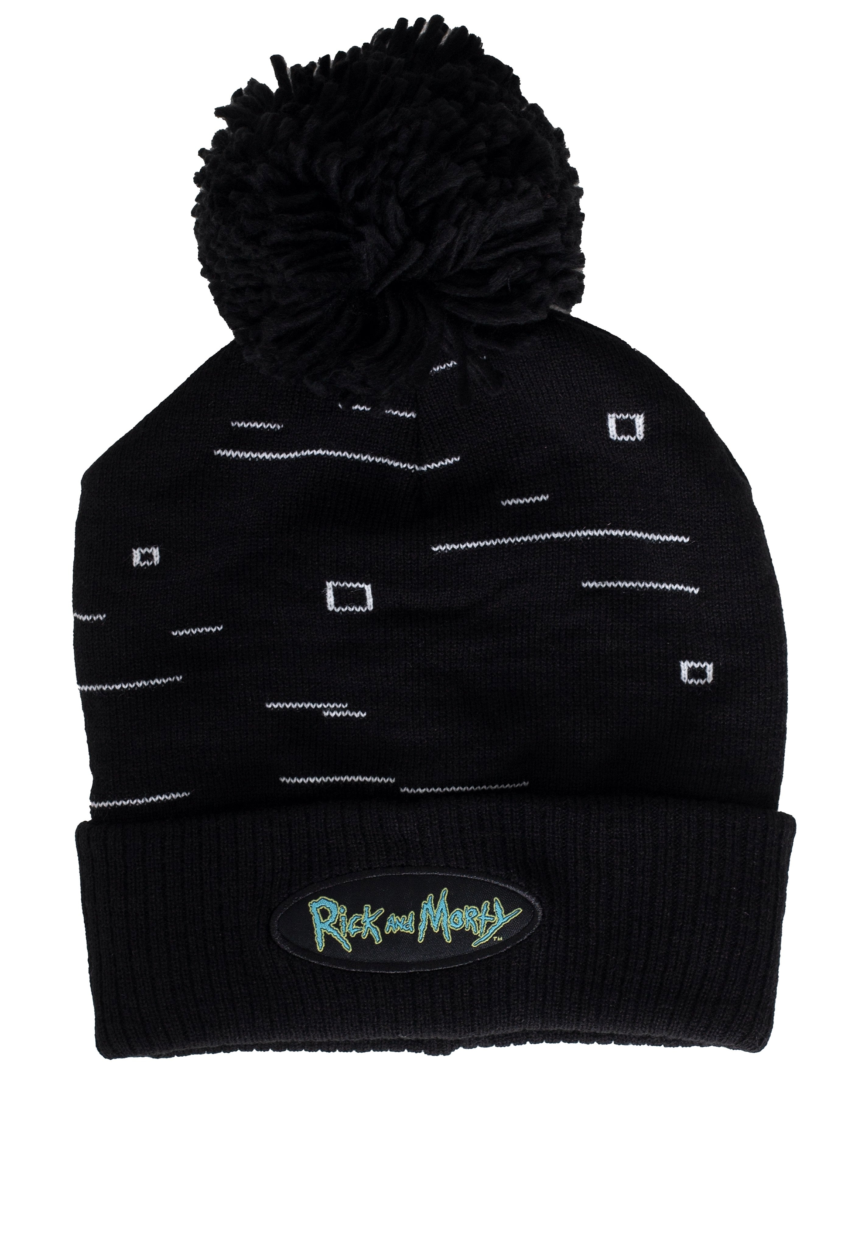 Rick And Morty - Pixel Print - Beanie | Neutral-Image