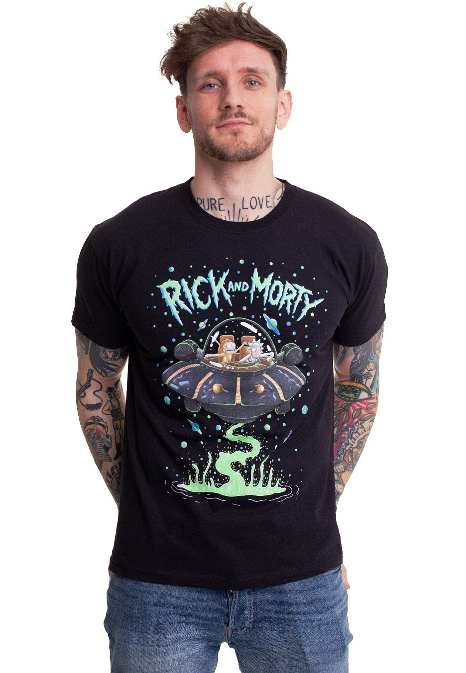 Rick And Morty - Space Cruiser - T-Shirt | Men-Image