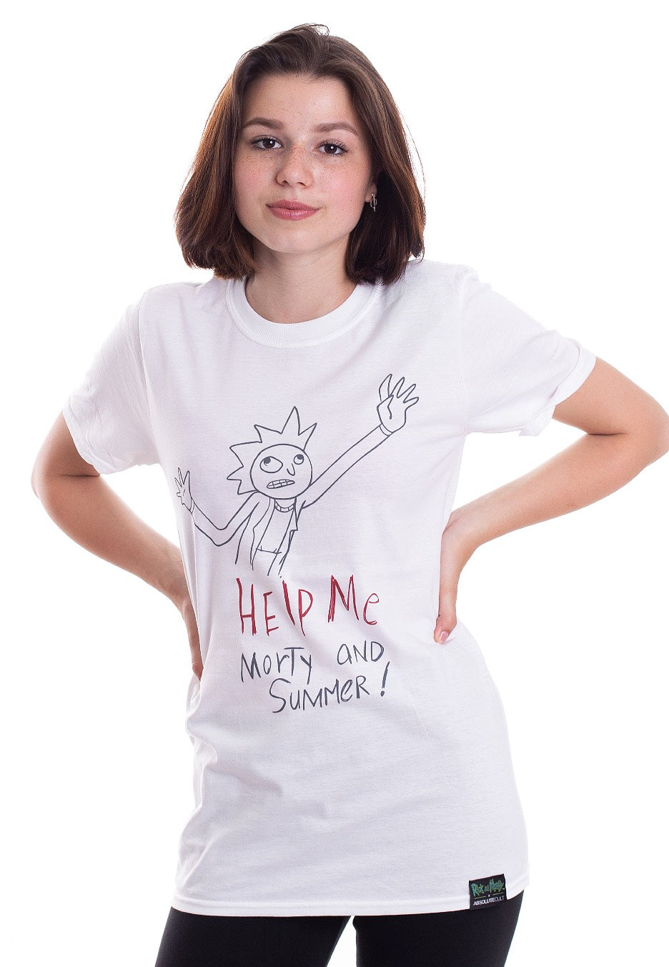 Rick And Morty - Tiny Rick White - T-Shirt | Women-Image