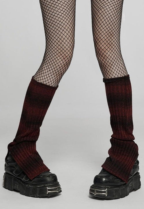 Punk Rave - Riot Grrrl Striped Black/Red - Socks | Neutral-Image