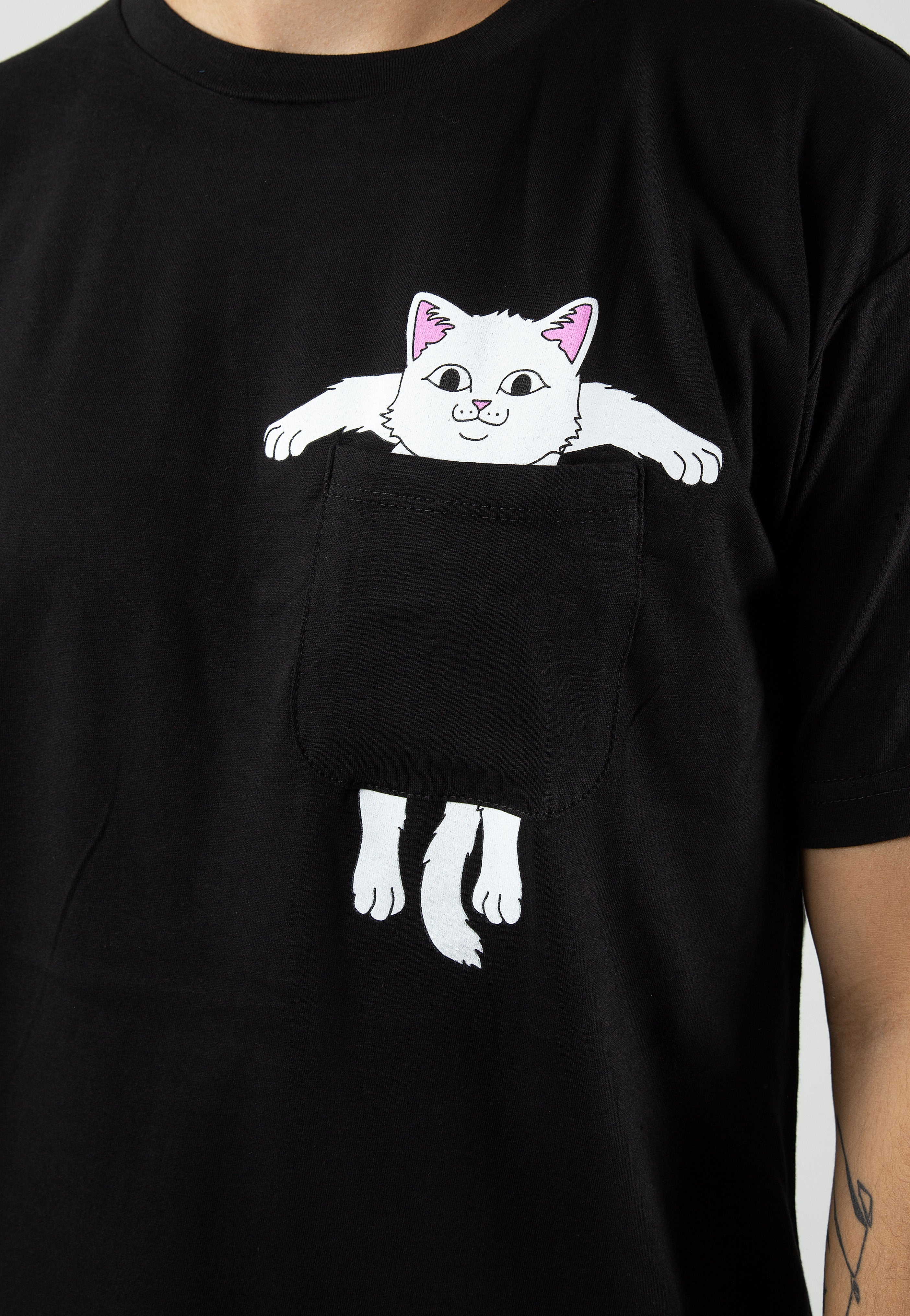 RIPNDIP - Broke The Pocket Pocket Black - T-Shirt | Men-Image