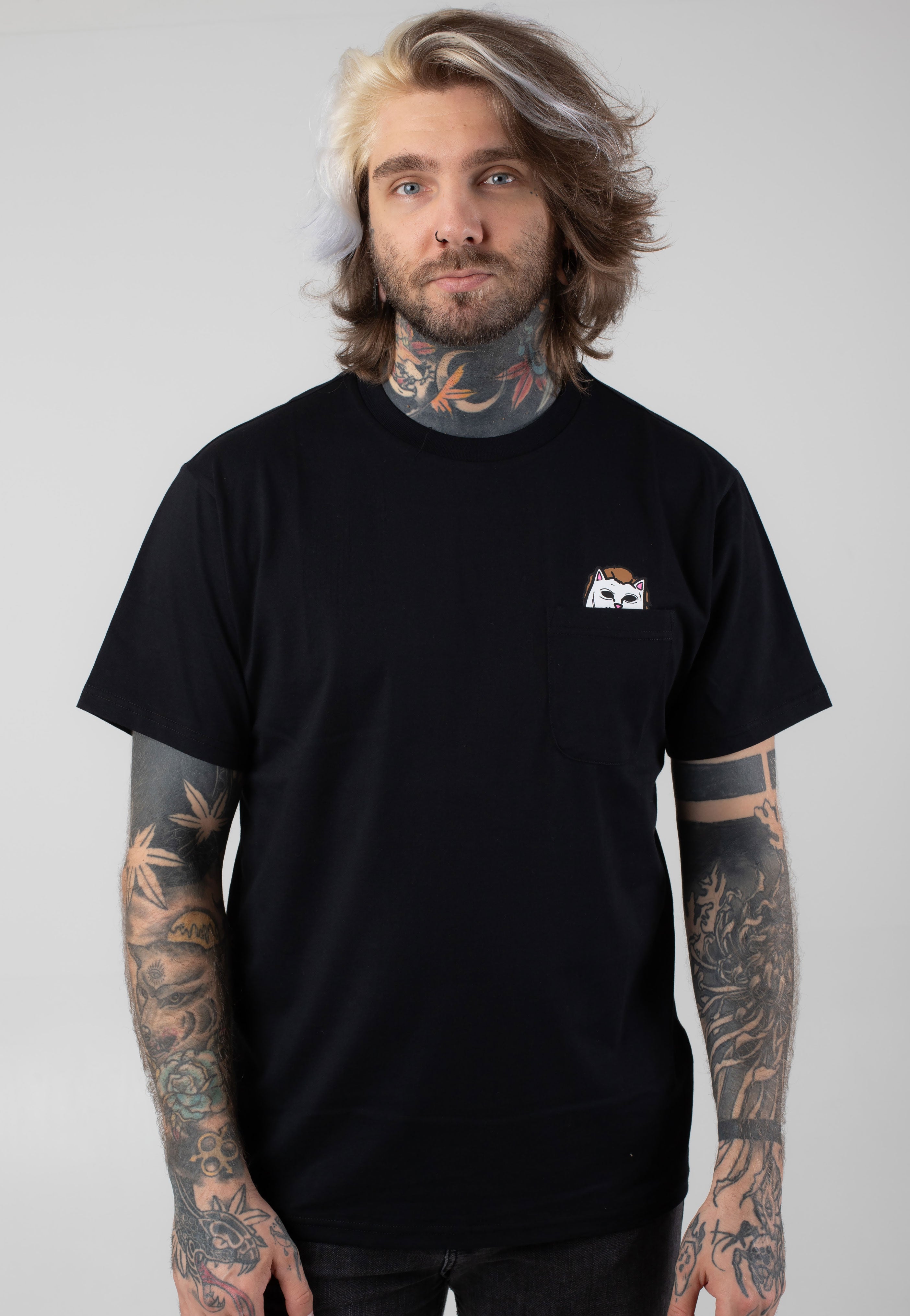 RIPNDIP - Killer Nerm Pocket Black - T-Shirt | Men-Image