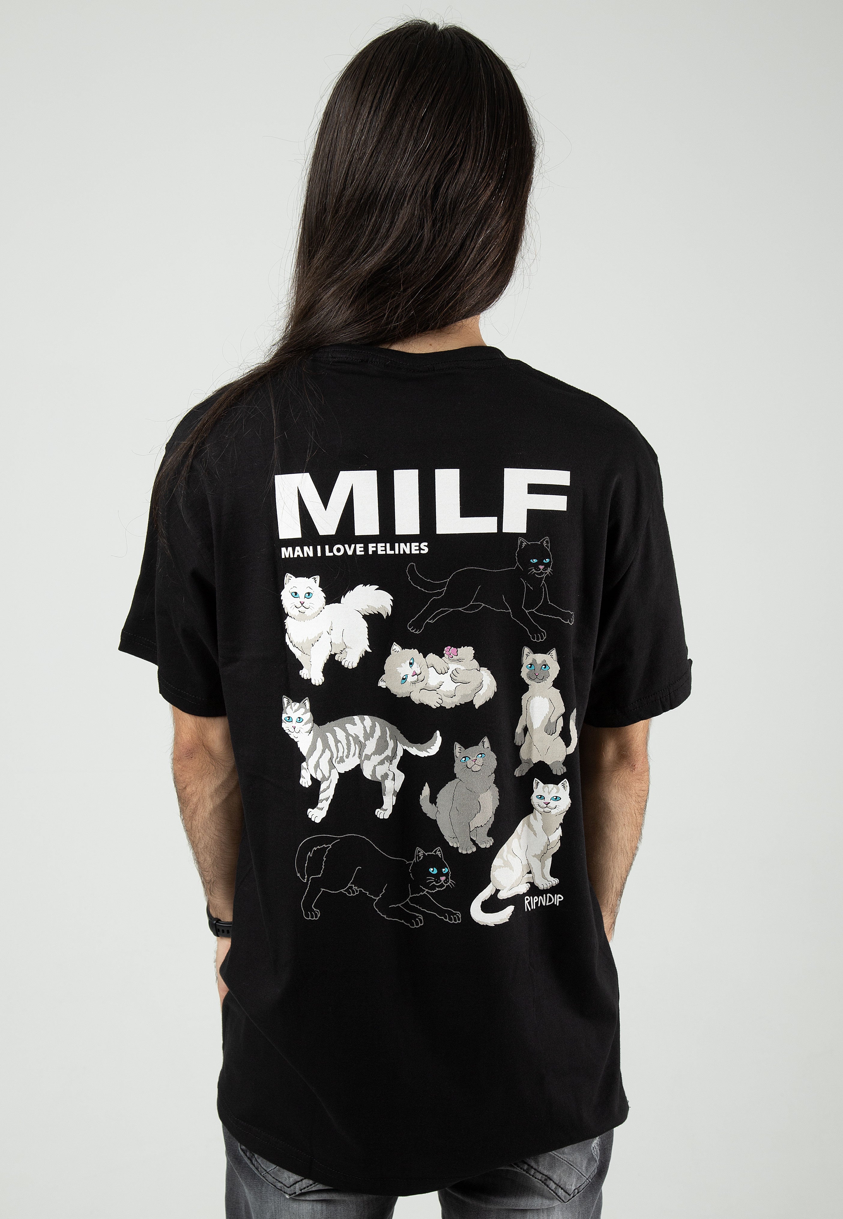 RIPNDIP - Man I Love Felines Black - T-Shirt | Men-Image