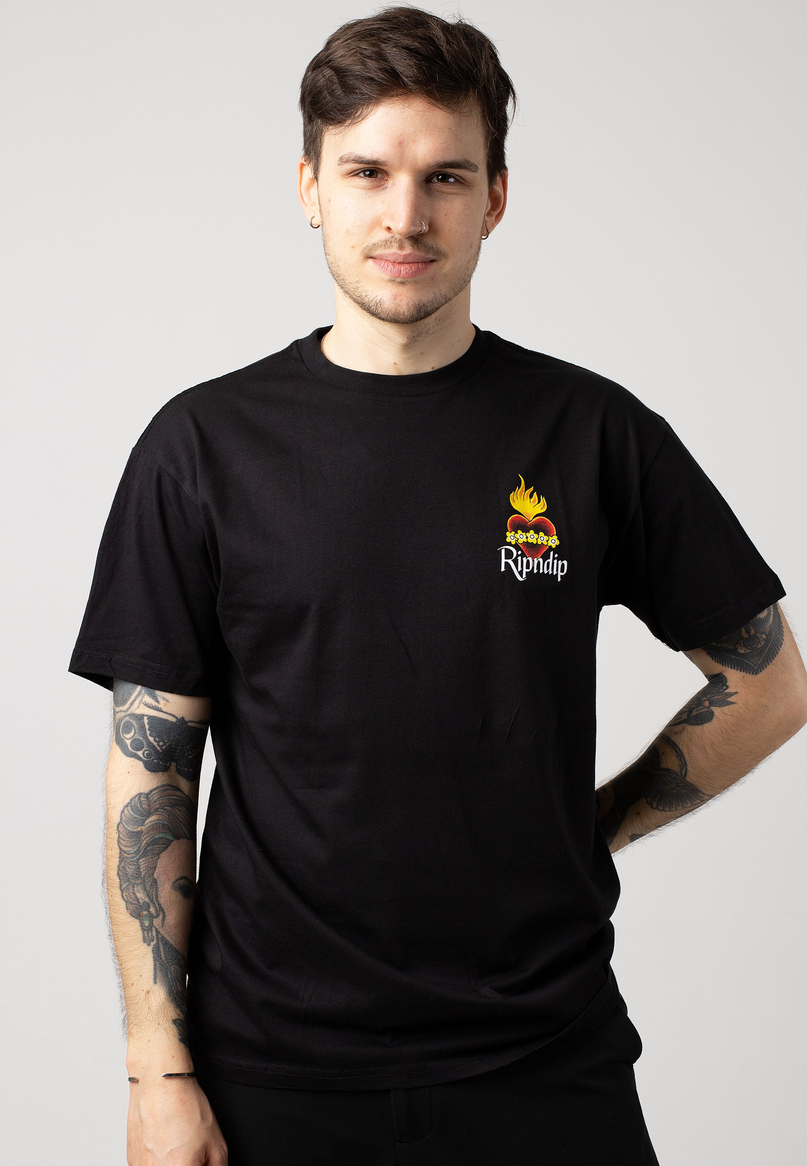 RIPNDIP - Mother Mary Black - T-Shirt | Men-Image