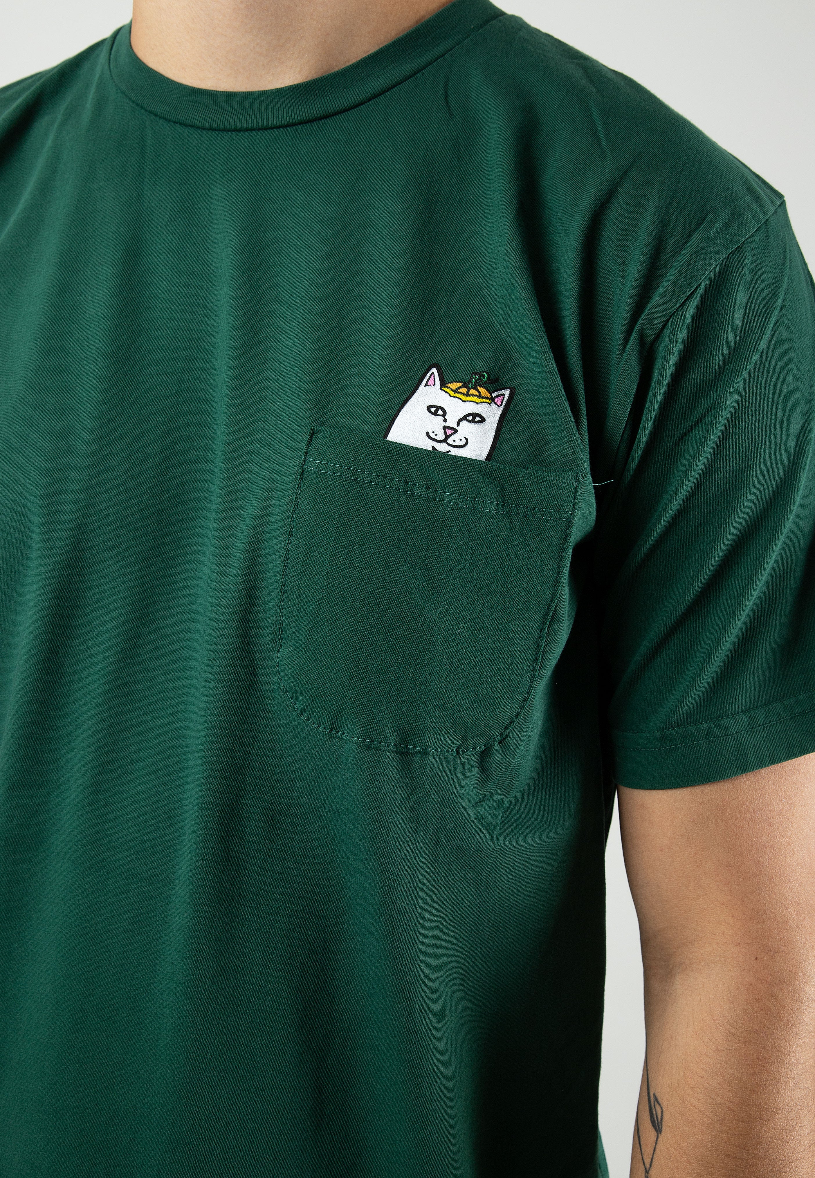 RIPNDIP - Pumkin Nerm Pocket Hunter Green - T-Shirt | Men-Image