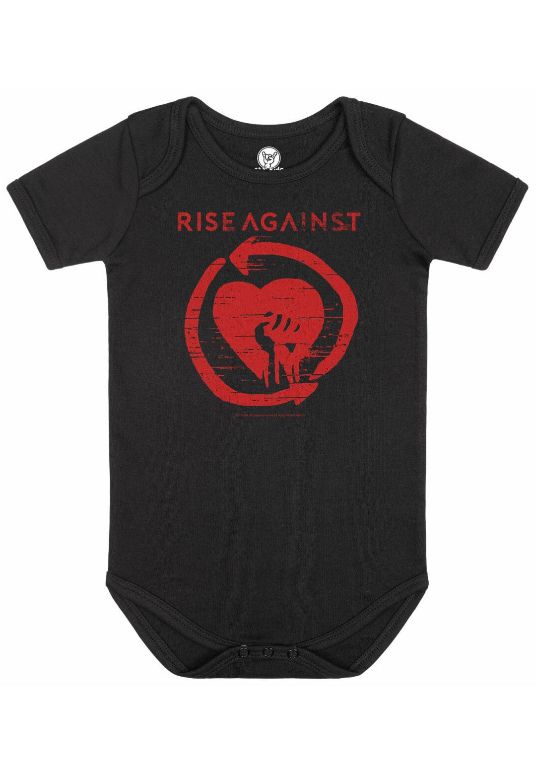 Rise Against - Red Heartfist Babygrow - Bodysuit | Men-Image