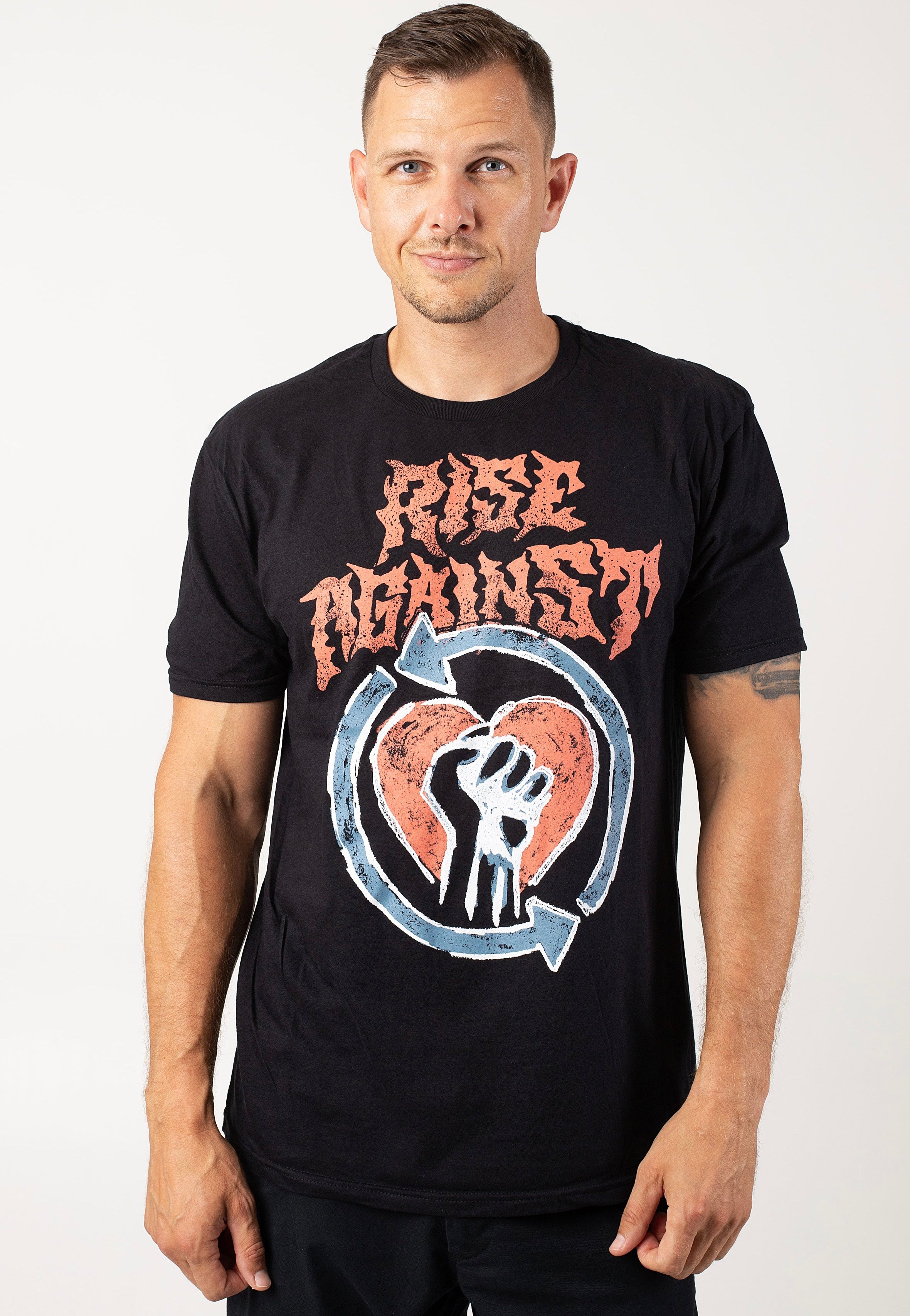 Rise Against - Chalk Heartfist - T-Shirt | Men-Image