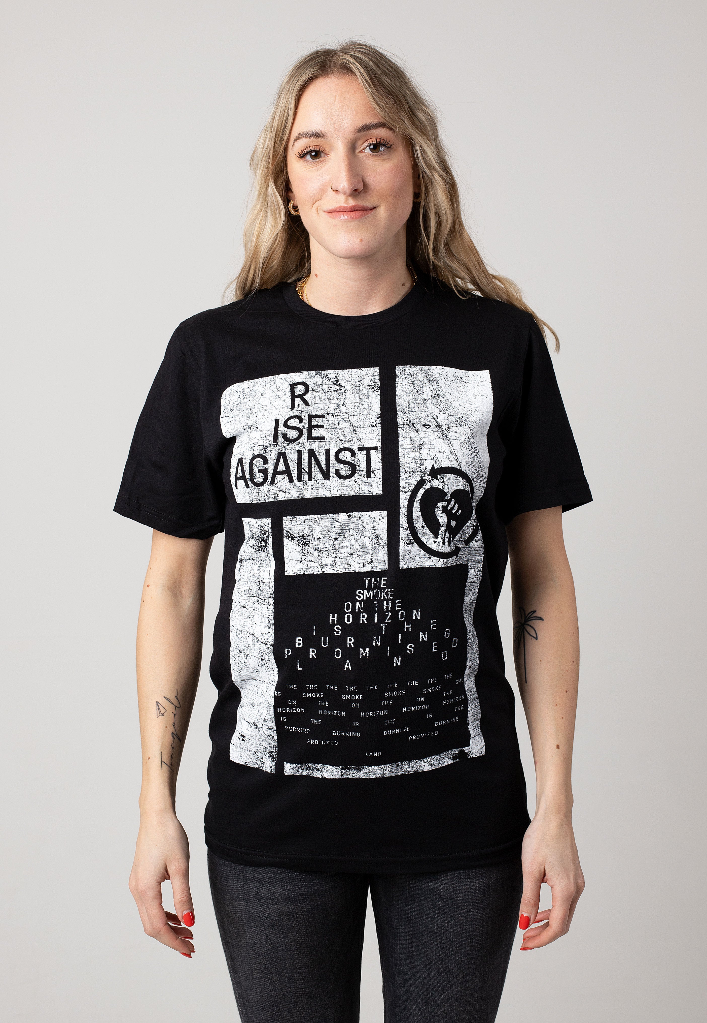 Rise Against - Cliff Map - T-Shirt | Women-Image