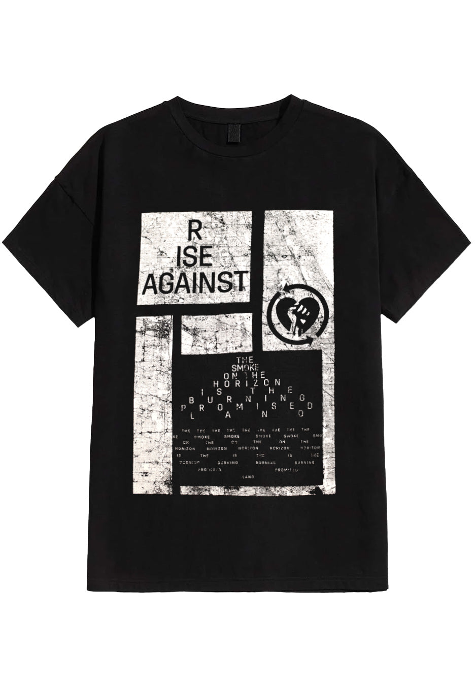 Rise Against - Cliff Map - T-Shirt | Neutral-Image