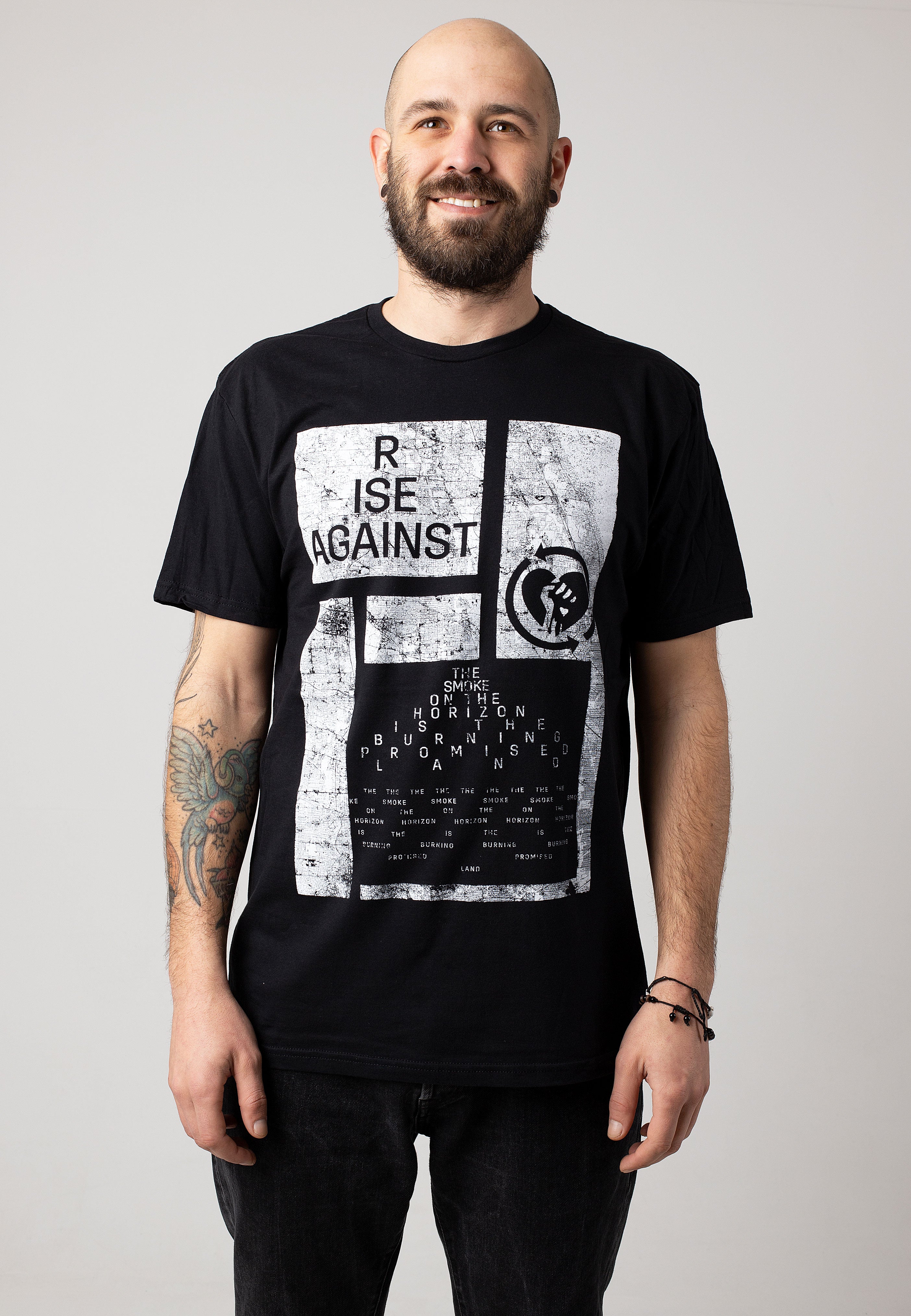 Rise Against - Cliff Map - T-Shirt | Men-Image