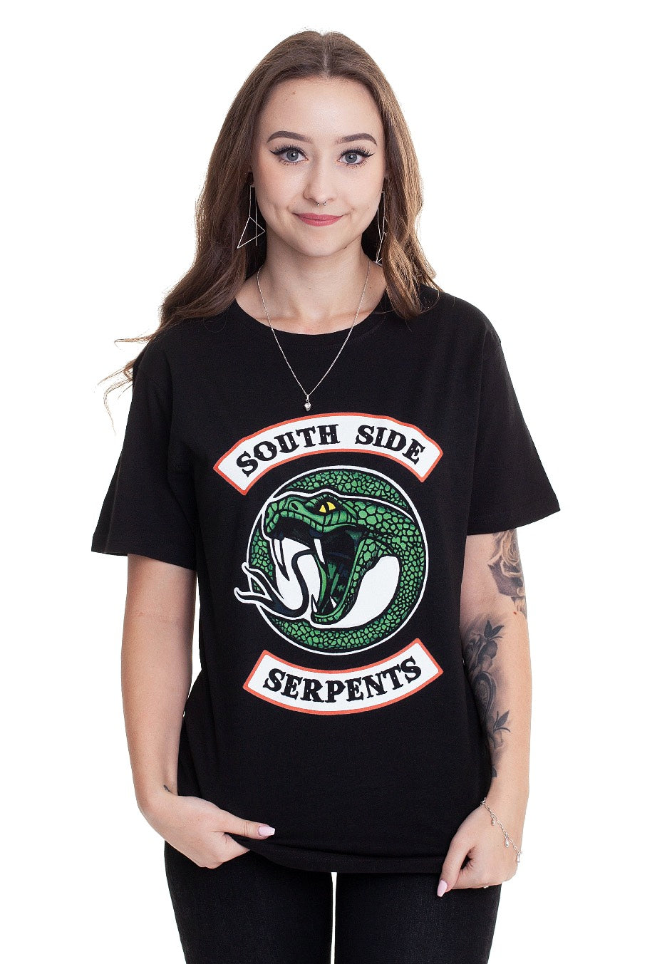 Riverdale - South Side Serpents Badge - T-Shirt | Women-Image