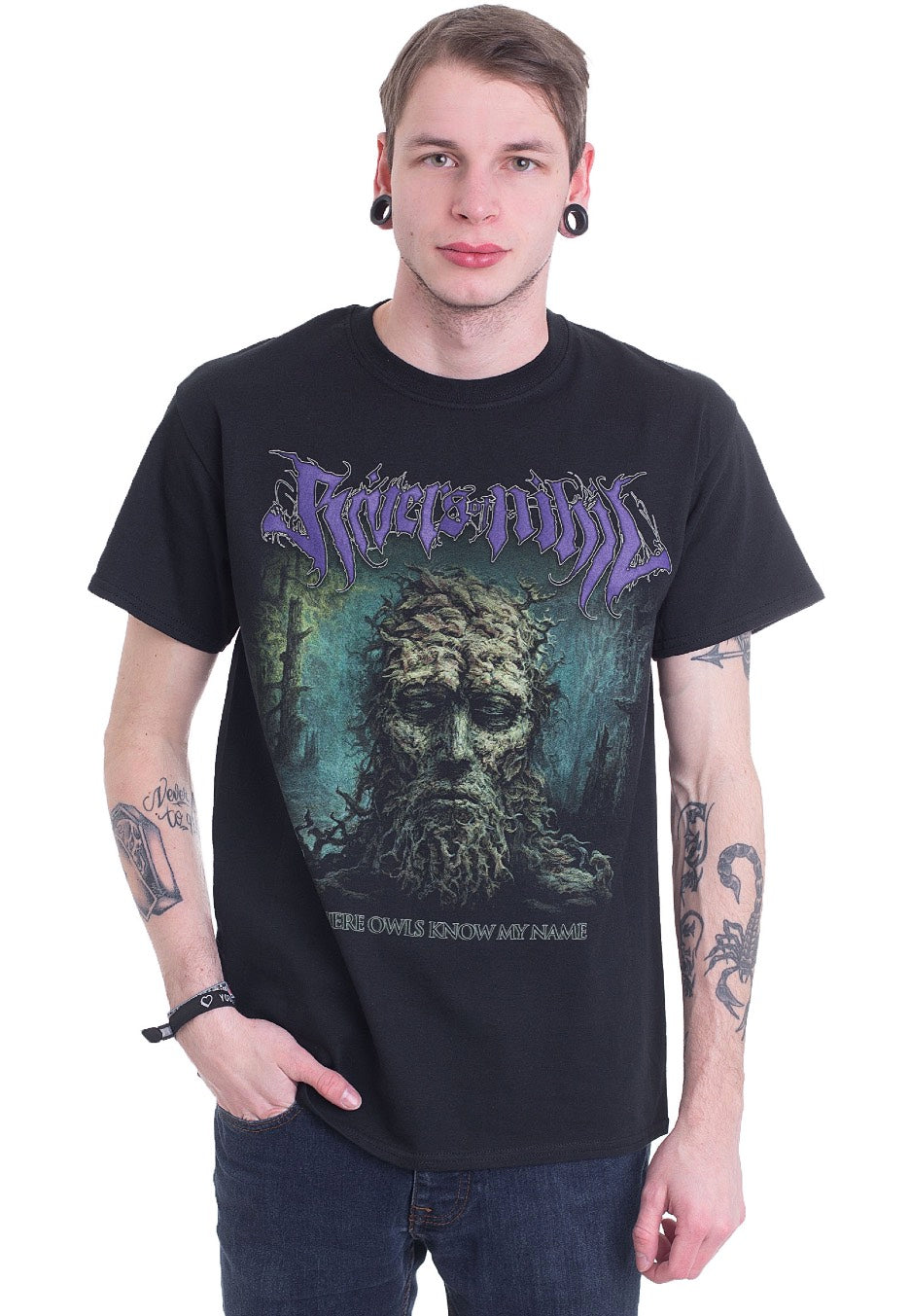 Rivers Of Nihil - Where Owls Know My Name Cover - T-Shirt | Men-Image