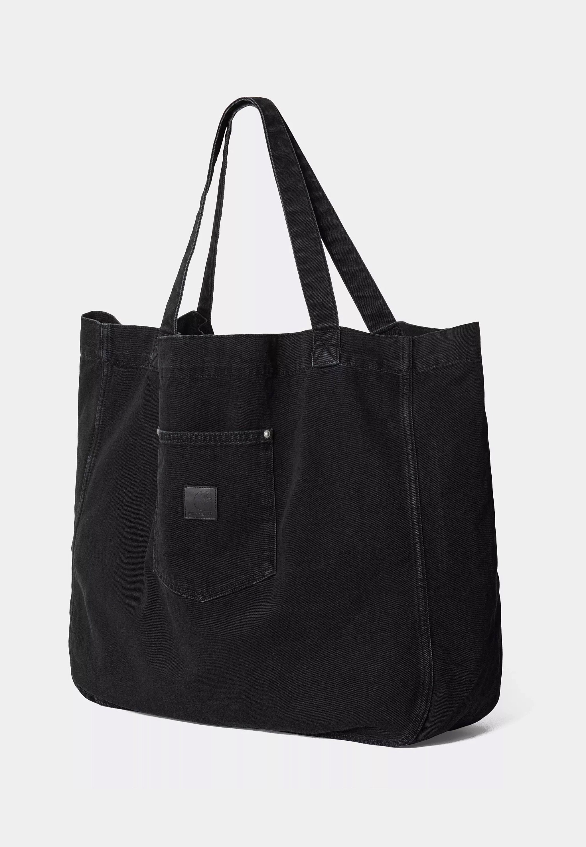 Carhartt WIP - Rivet Stone Washed Black - Tote Bag | Neutral-Image