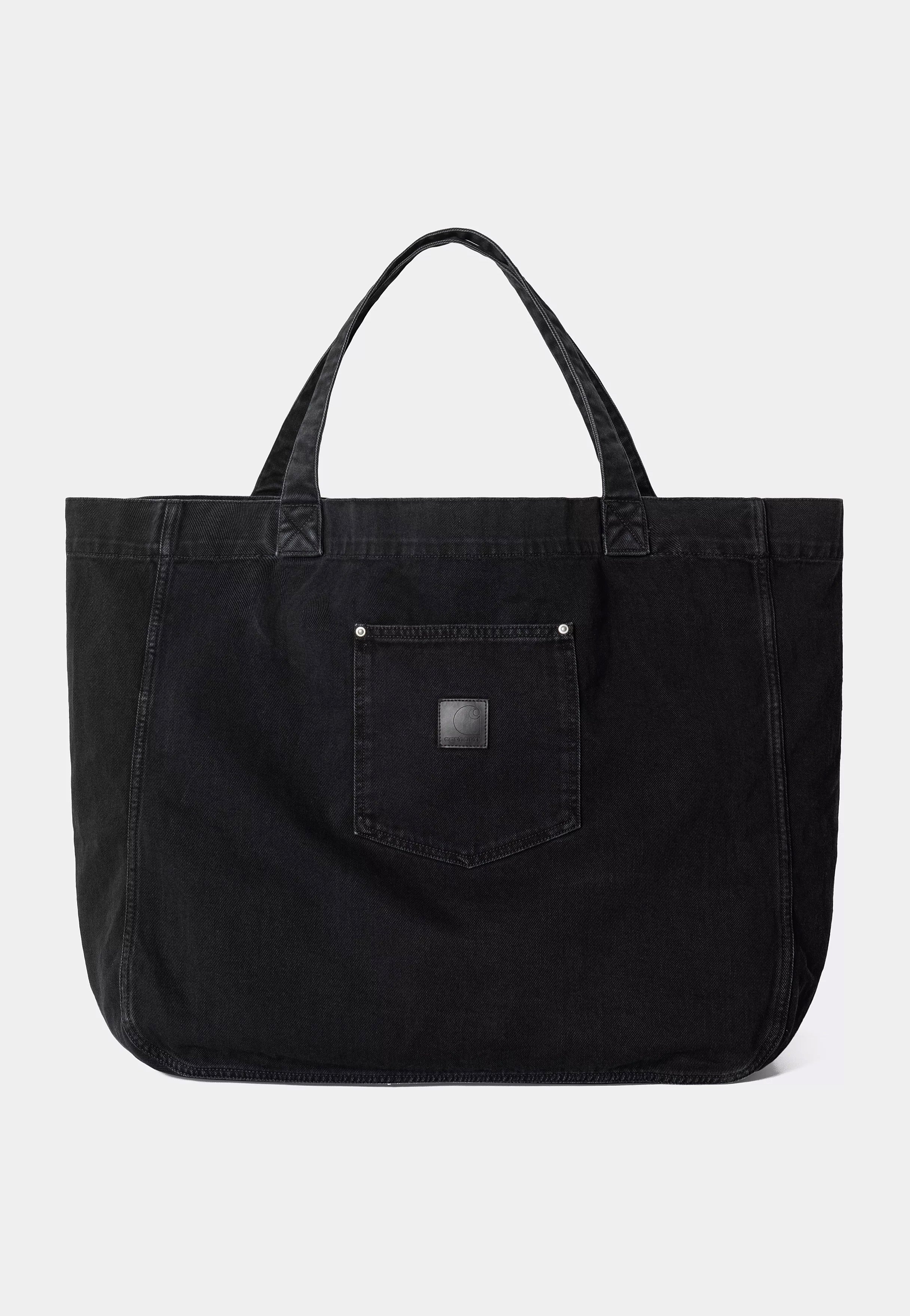 Carhartt WIP - Rivet Stone Washed Black - Tote Bag | Neutral-Image