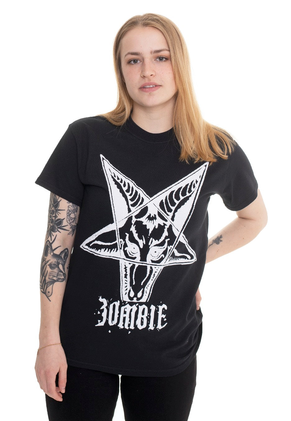 Rob Zombie - Baphomet Pentagram - T-Shirt | Women-Image