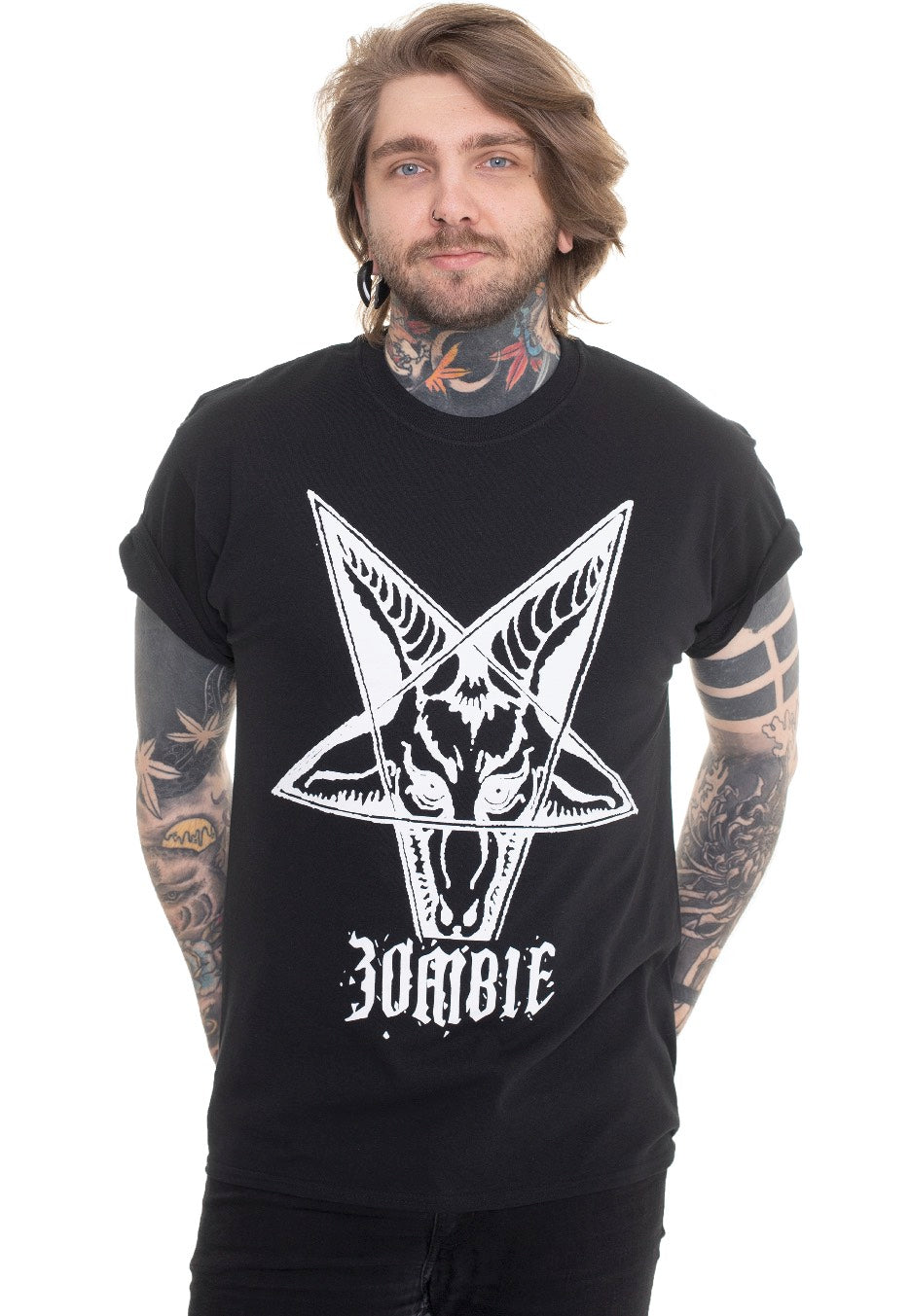 Rob Zombie - Baphomet Pentagram - T-Shirt | Men-Image