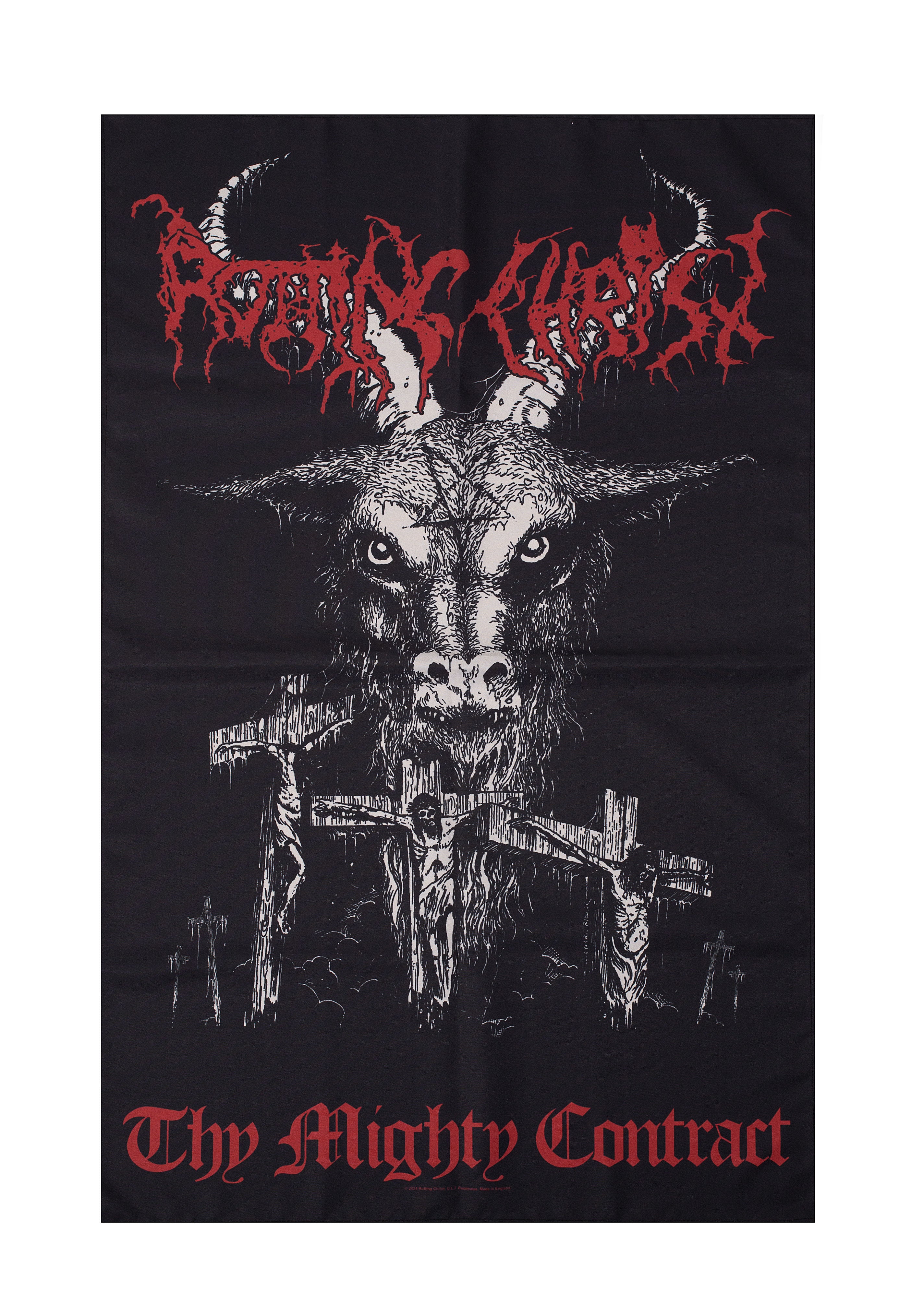 Rotting Christ - The Mighty Contract - Flag | Neutral-Image