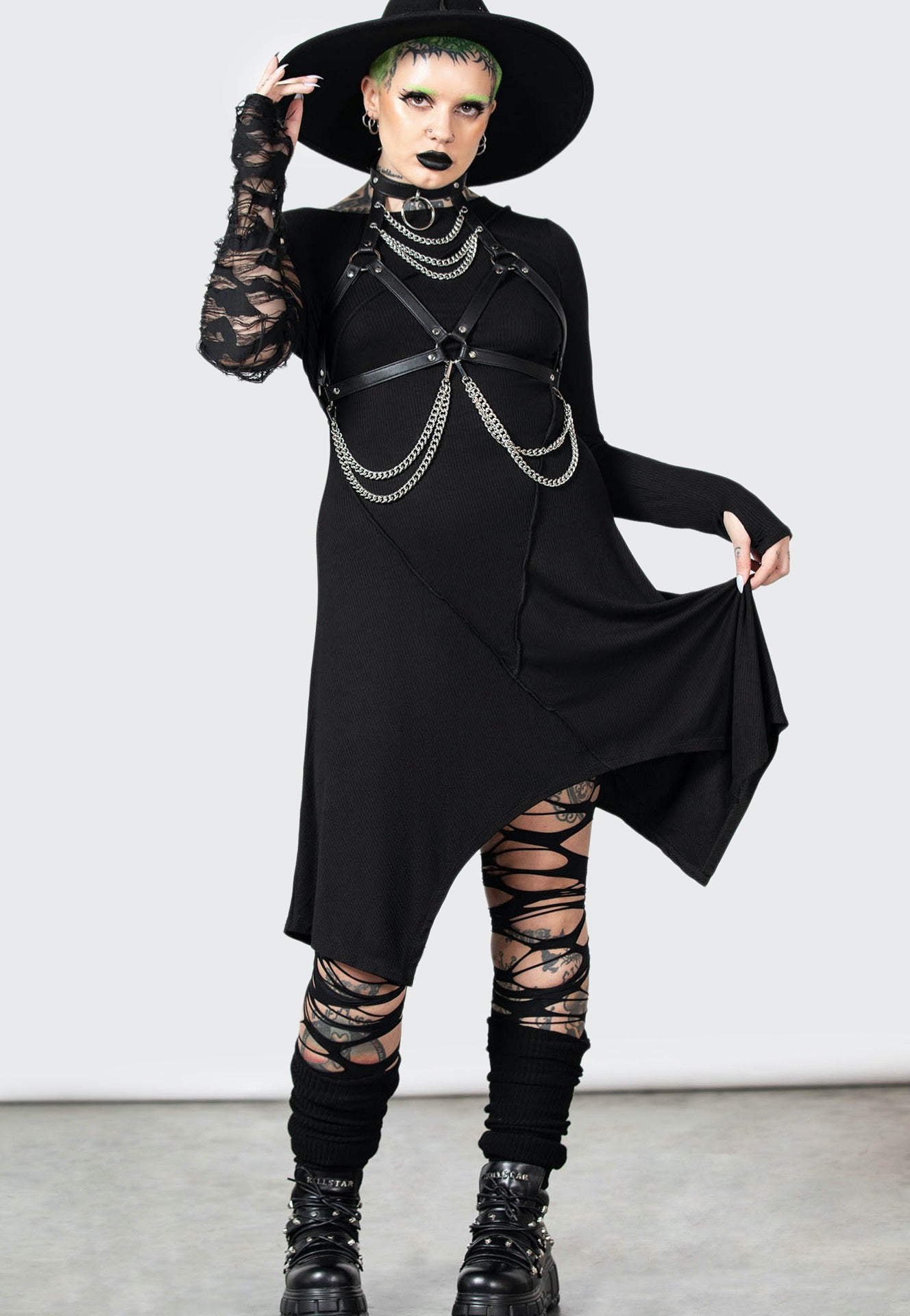 Killstar - Rowena Black - Dress | Women-Image