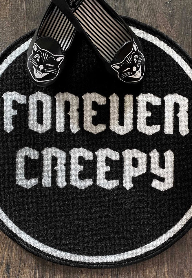 Sourpuss Clothing - Forever Creepy Black - Rug | Neutral-Image