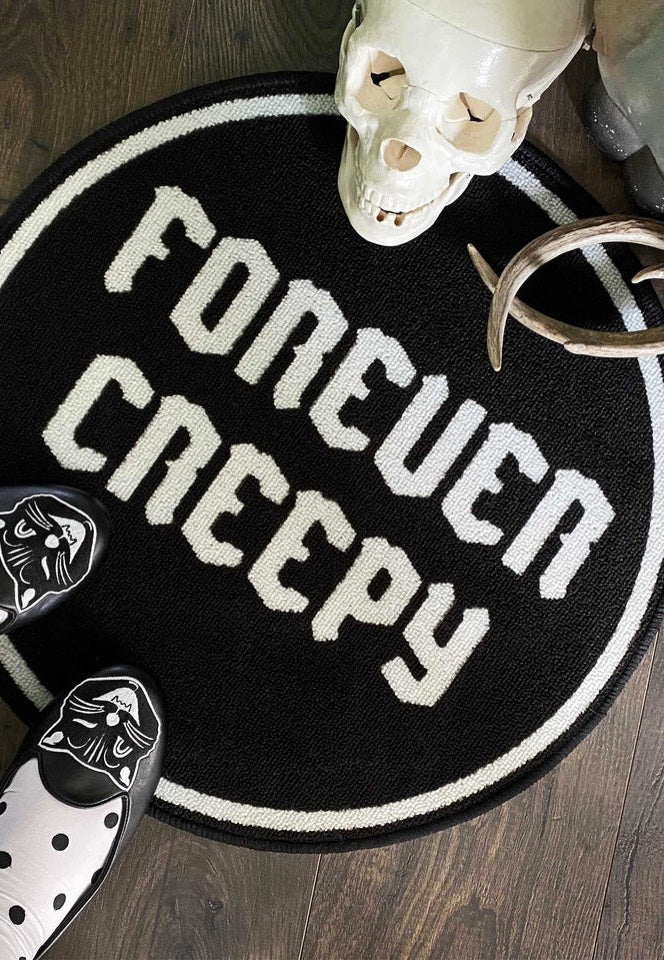 Sourpuss Clothing - Forever Creepy Black - Rug | Neutral-Image