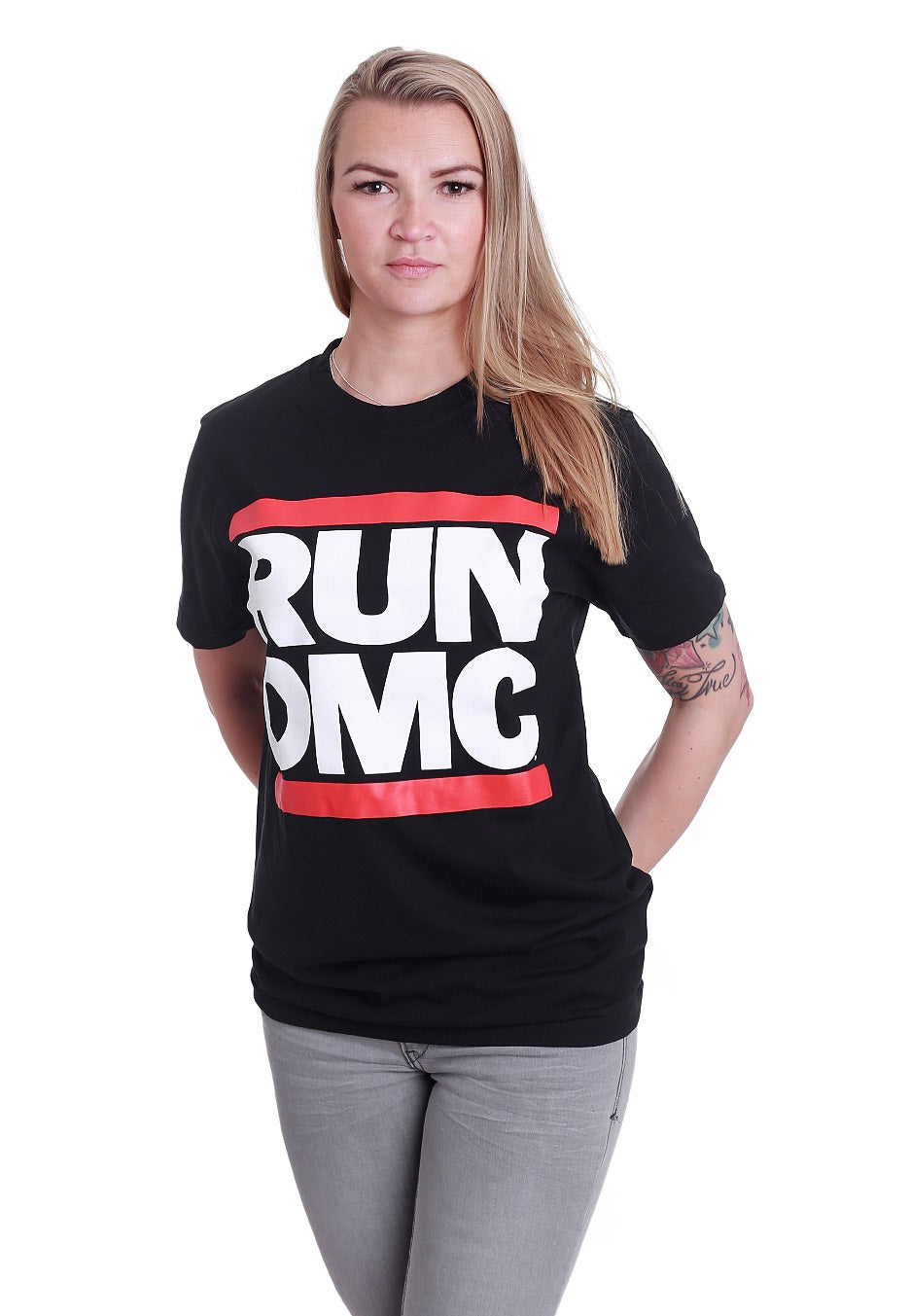 Run DMC - Classic Logo - T-Shirt | Women-Image