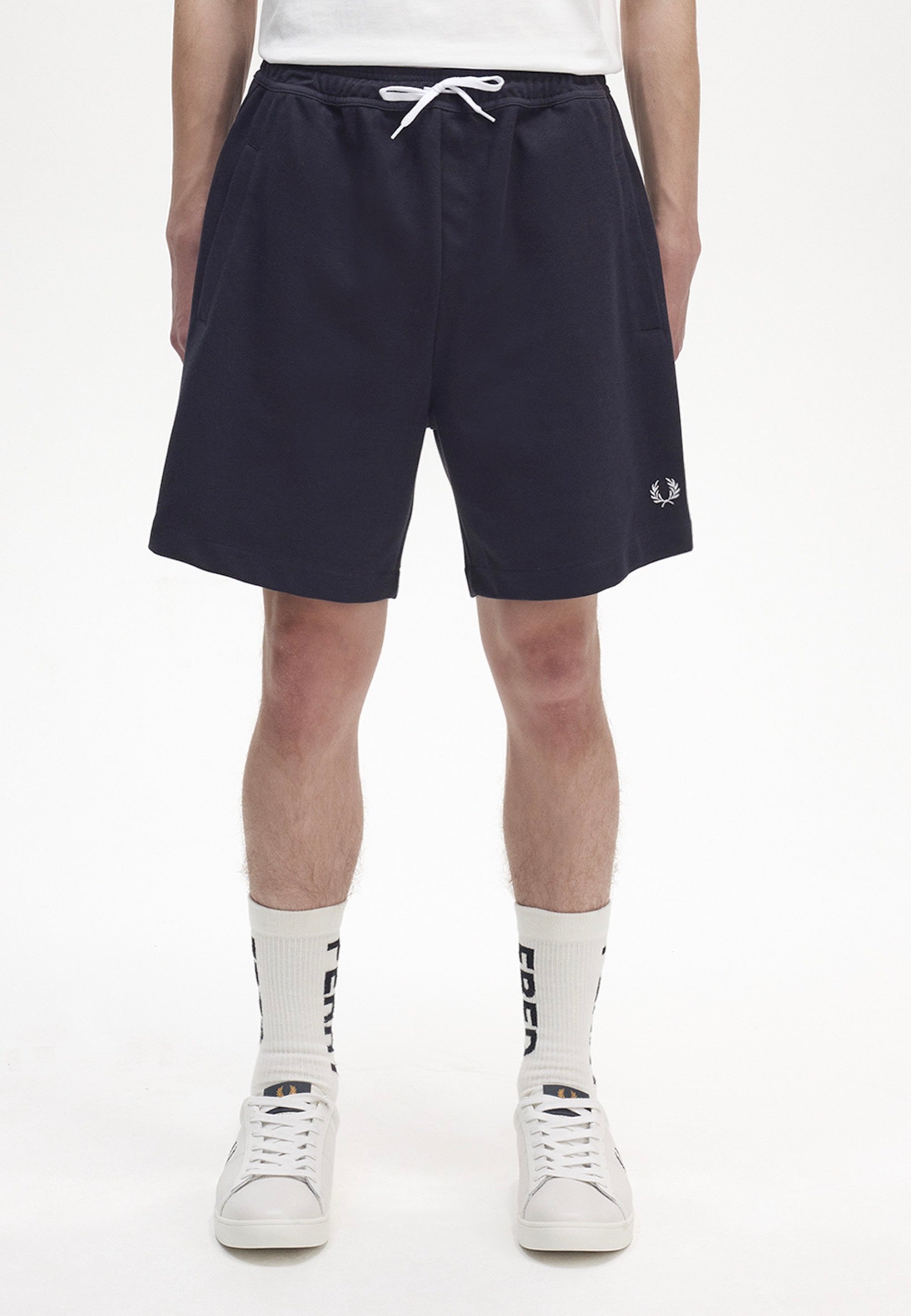 Fred Perry - Reverse Tricot Navy - Shorts | Men-Image