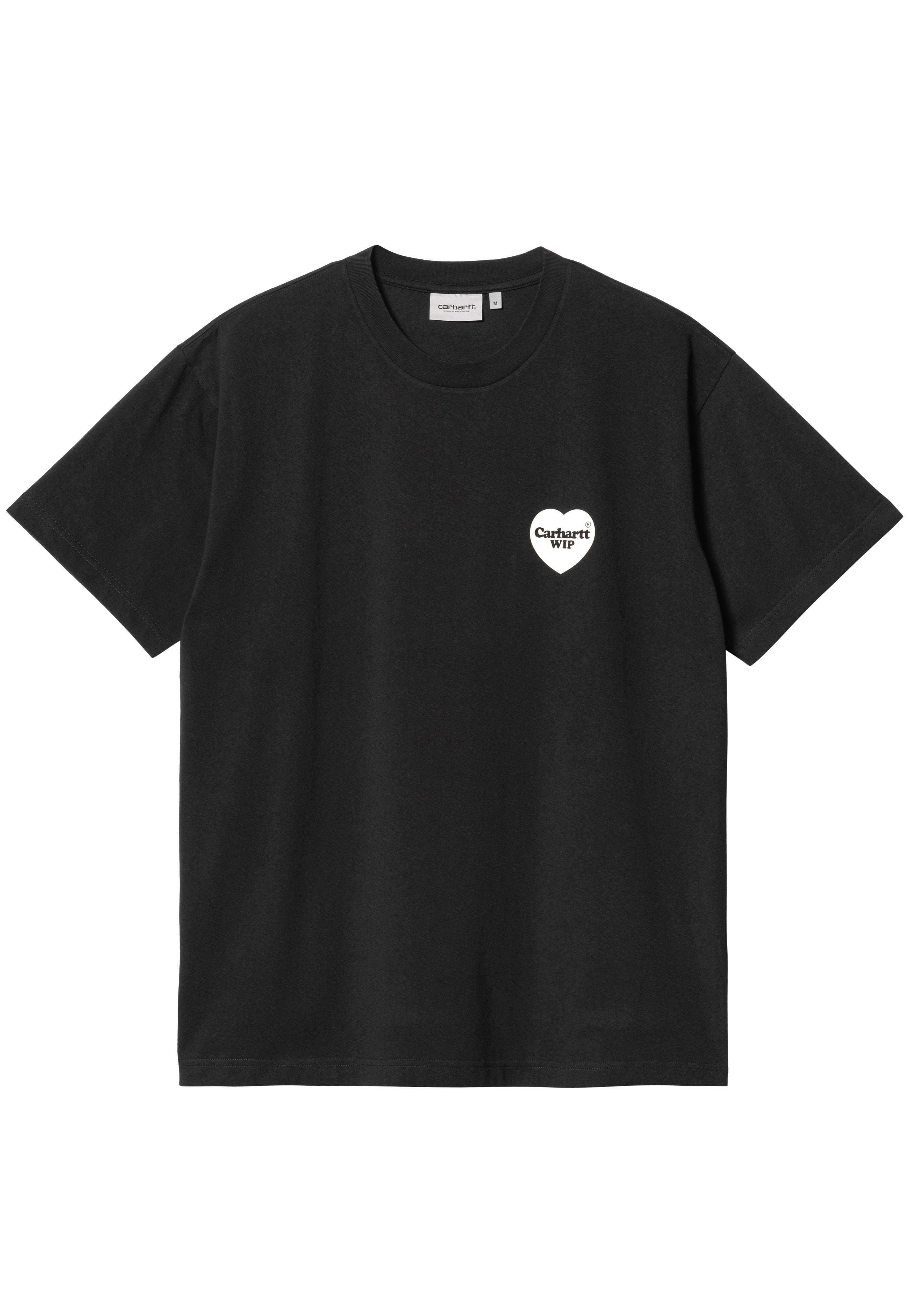 Carhartt WIP - Heart Bandana Stone Washed Black/White - T-Shirt | Men-Image