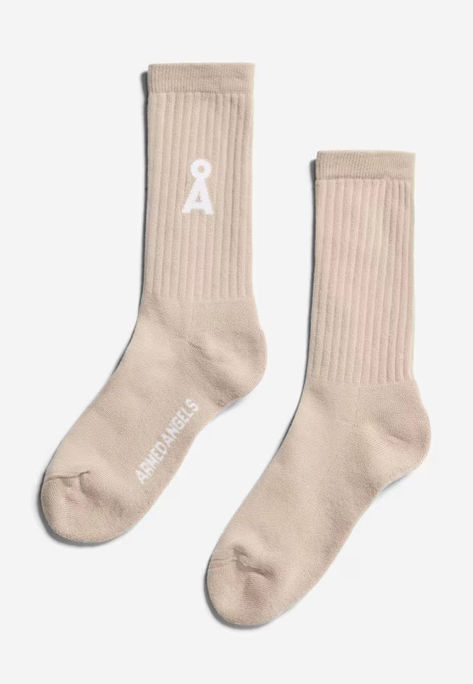 Armedangels - Saamus Bold Sand Stone - Socks | Neutral-Image