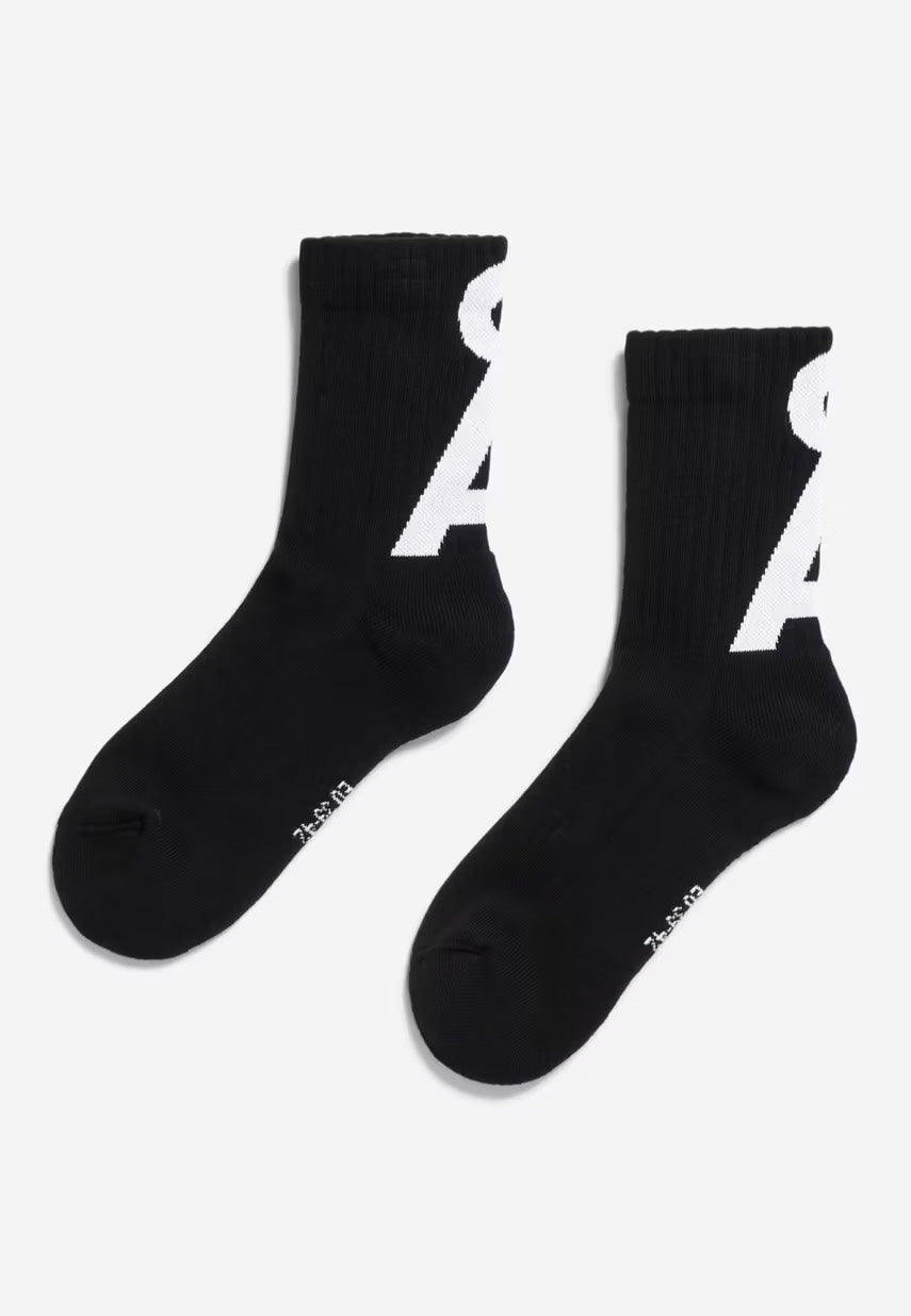 Armedangels - Saamus Short Black/White - Socks | Neutral-Image