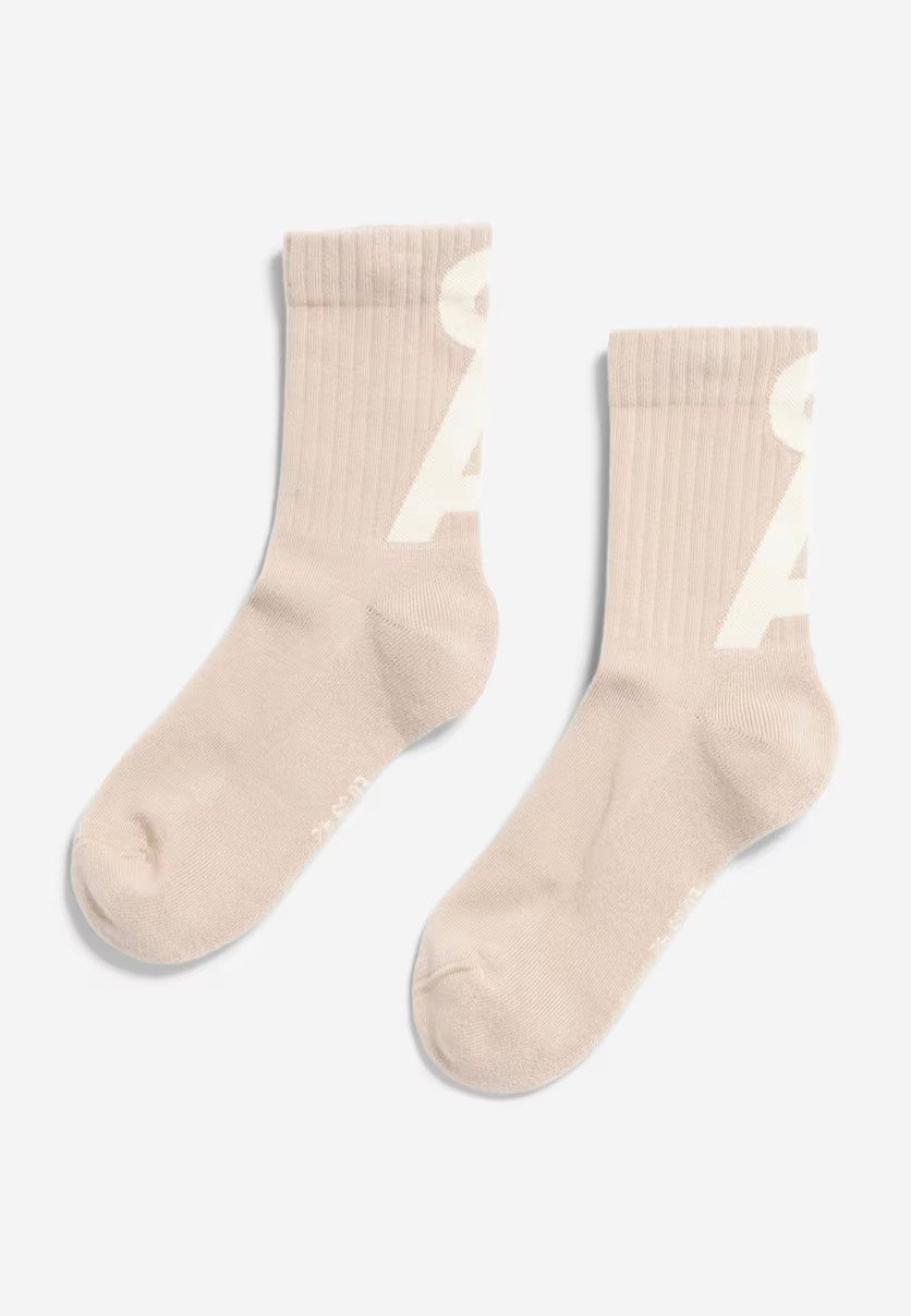 Armedangels - Saamus Short Sand Stone/Oatmilk - Socks | Neutral-Image