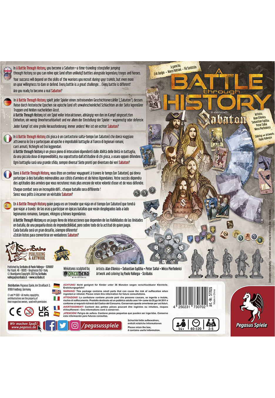 Sabaton - A Battle Through History - Board Game | Neutral-Image