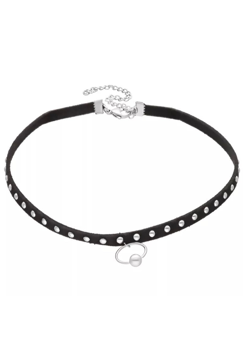 Wildcat - Ring Of O Studded Black - Choker | Neutral-Image