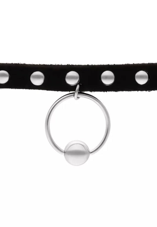 Wildcat - Ring Of O Studded Black - Choker | Neutral-Image