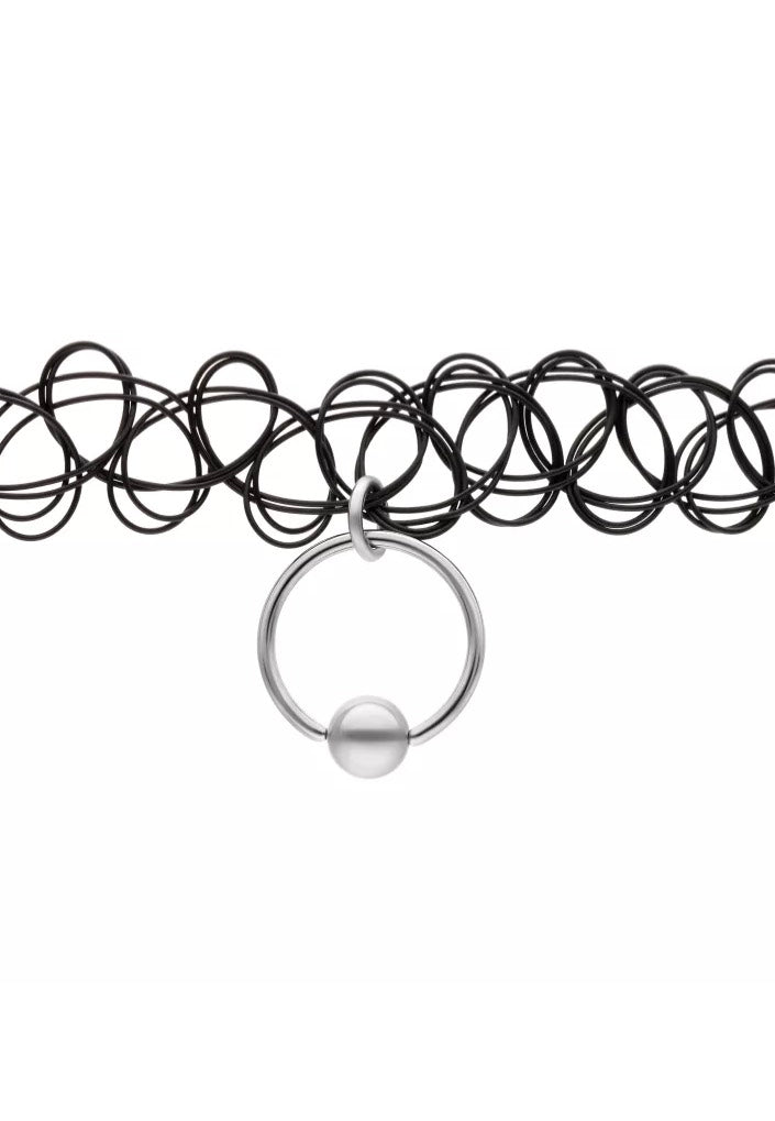 Wildcat - Ring Of O Tattoo Black - Choker | Neutral-Image