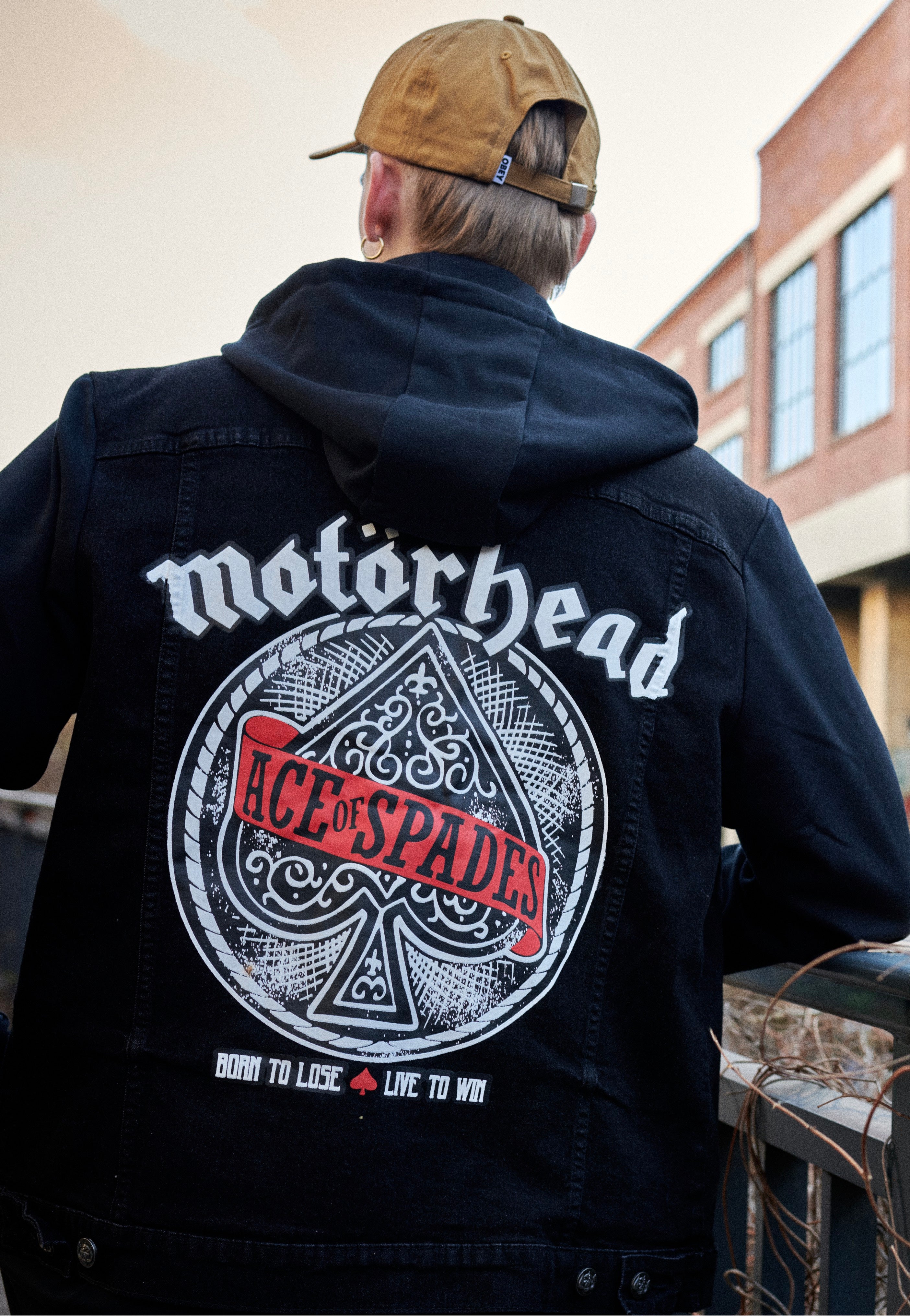 Brandit x Motörhead - Cradock Denim Black/Black - Jeans Jacket | Men-Image