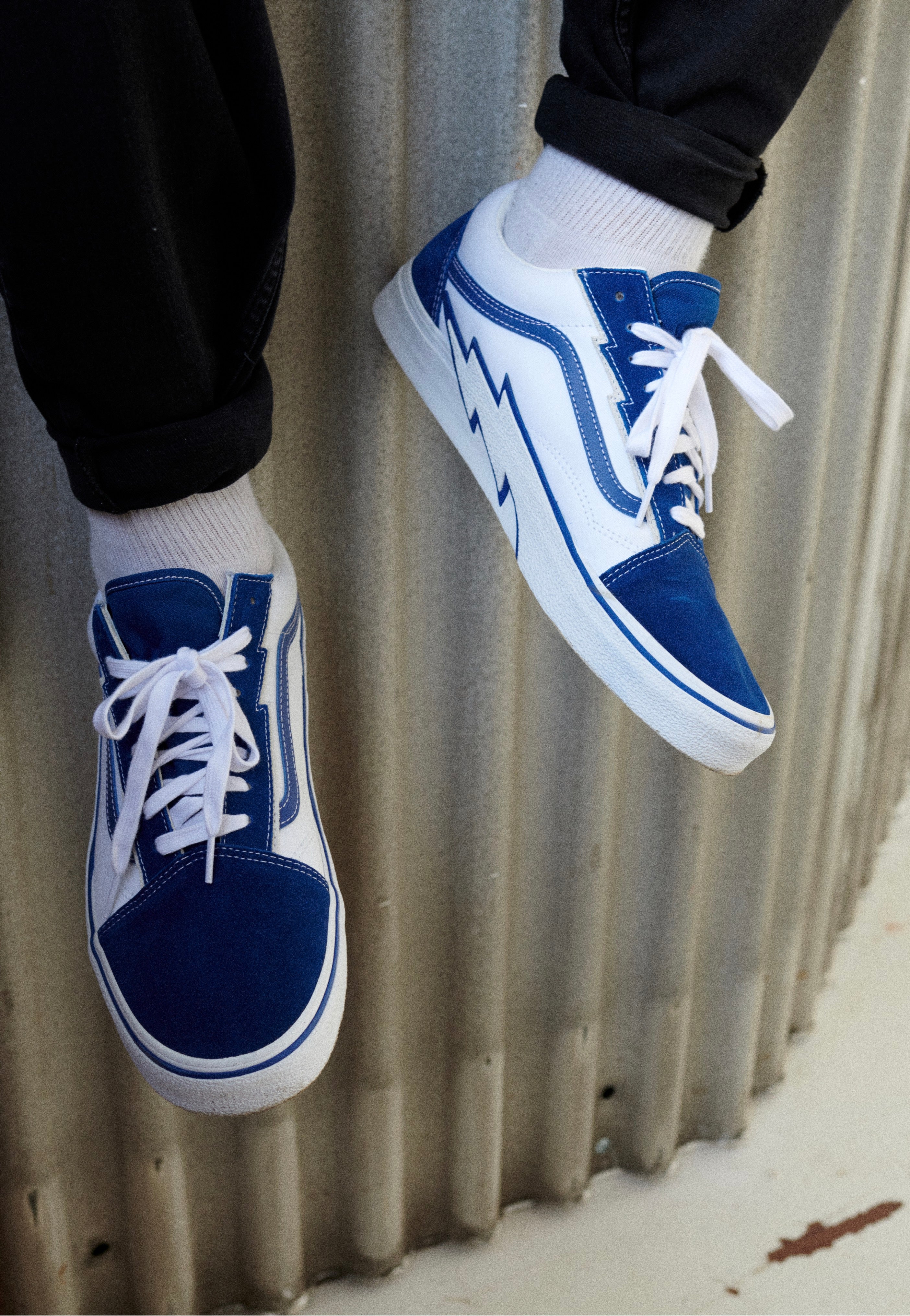 Vans - Old Skool Bolt 2 Tone Navy/True White - Shoes | Men-Image