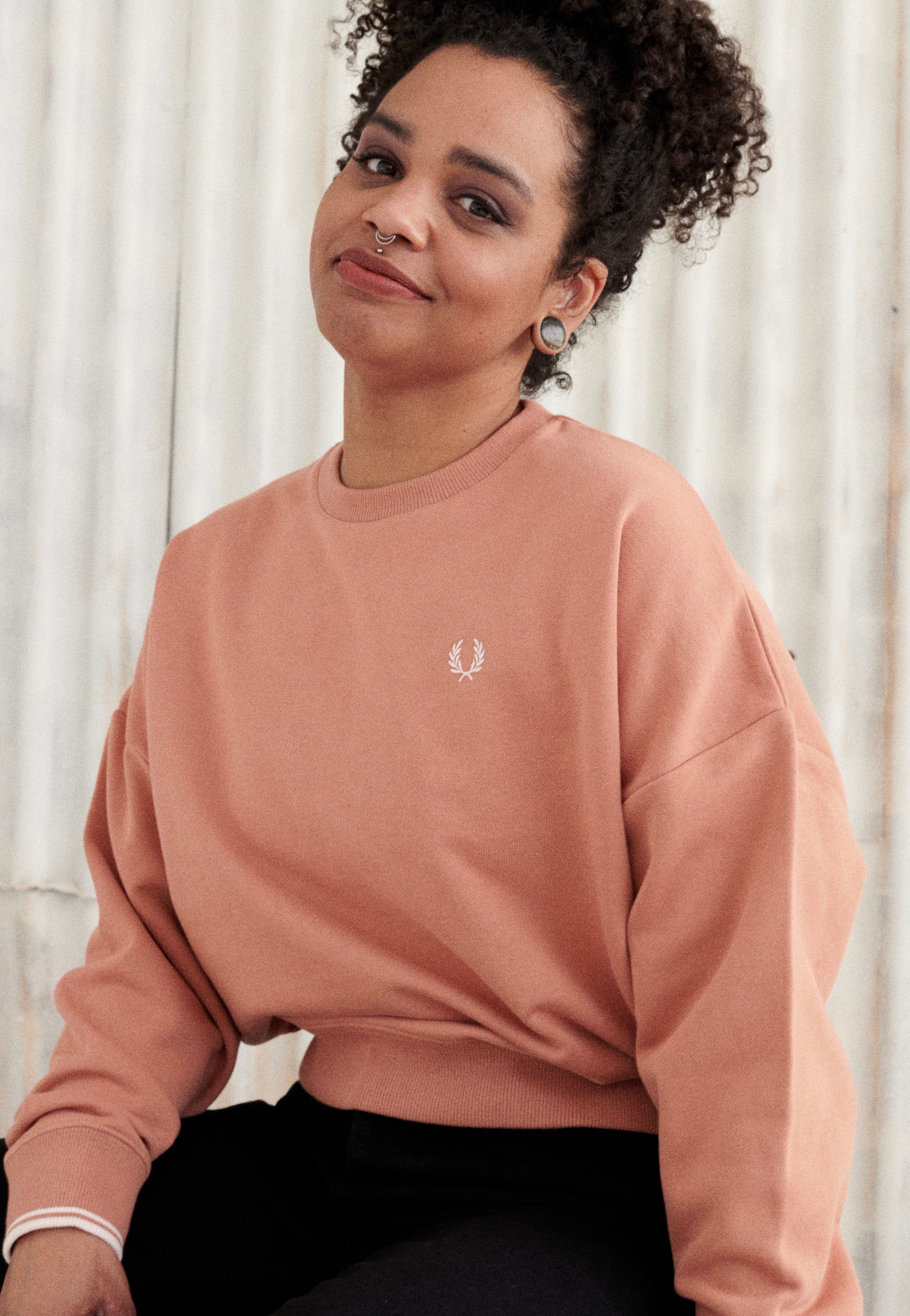 Fred Perry - Tipped Light Rust - Sweater | Women-Image