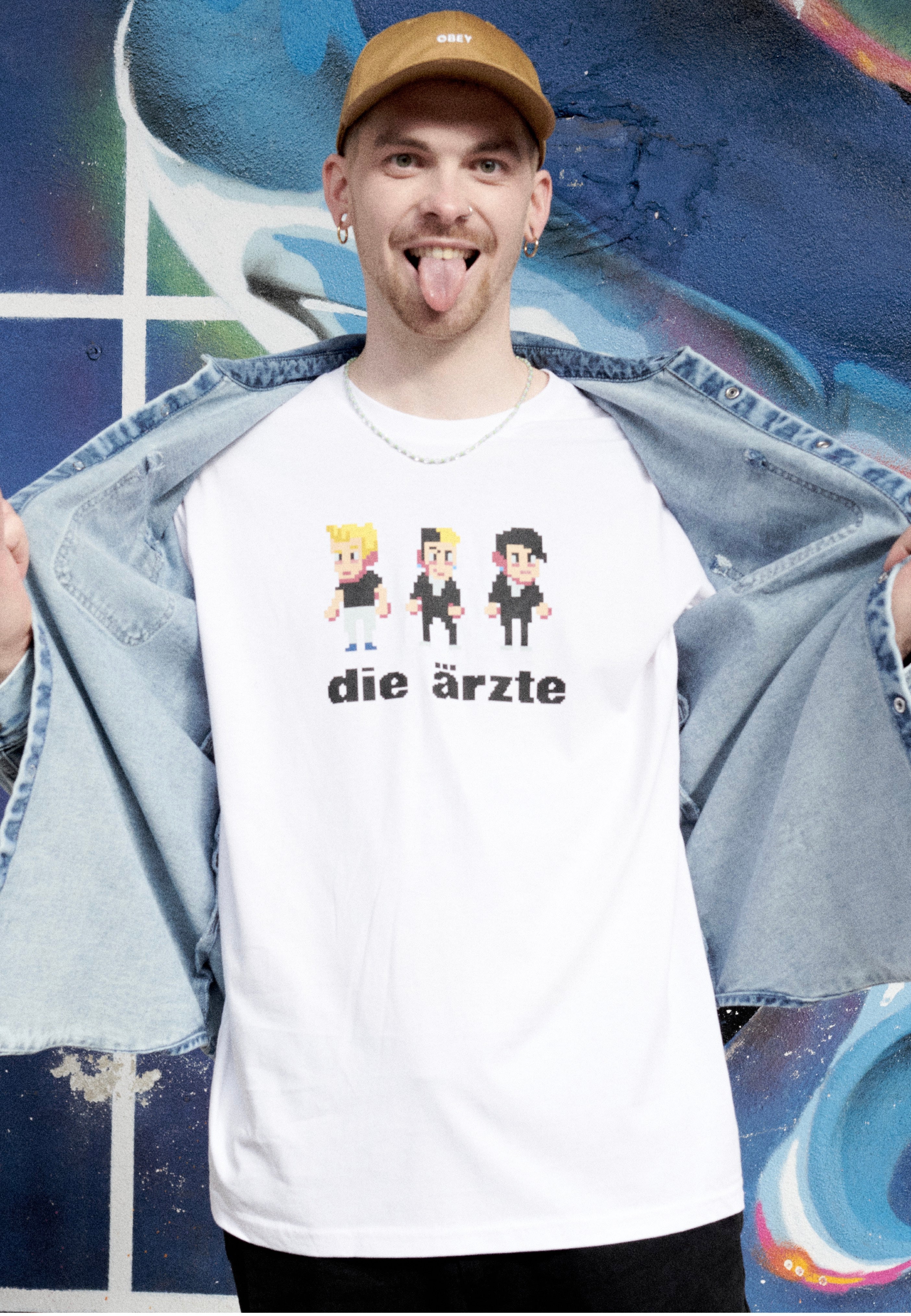 Die Ärzte - Pixel White - T-Shirt | Men-Image