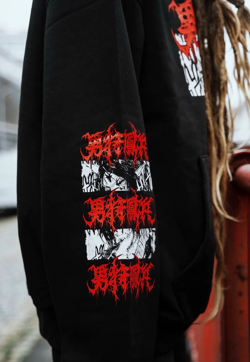 Stay Cold Apparel - Samurai Demon Oversized - Hoodie | Women-Image