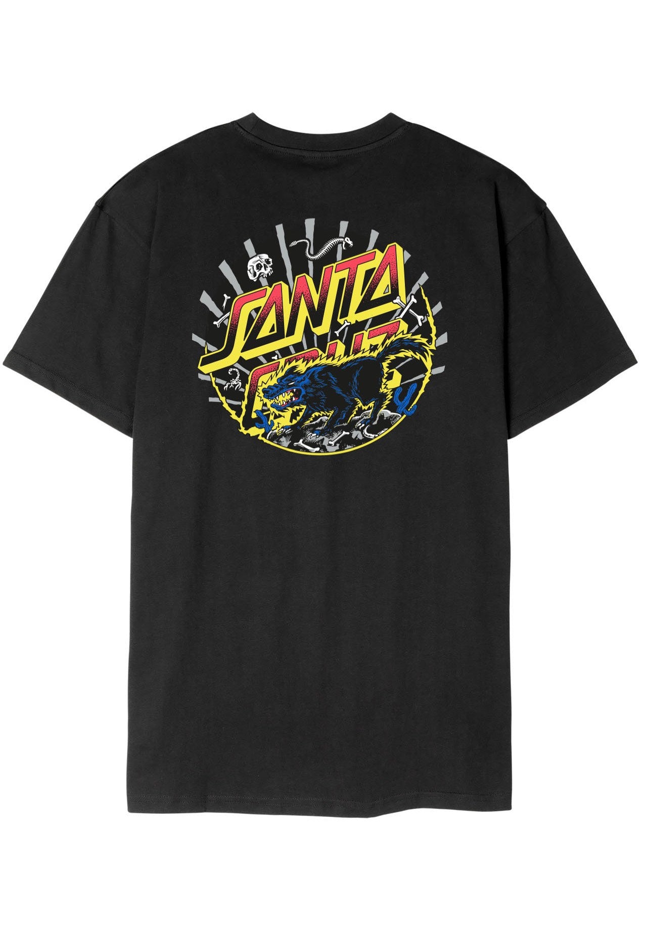 Santa Cruz - Kendall Wolf Dot Black - T-Shirt | Men-Image