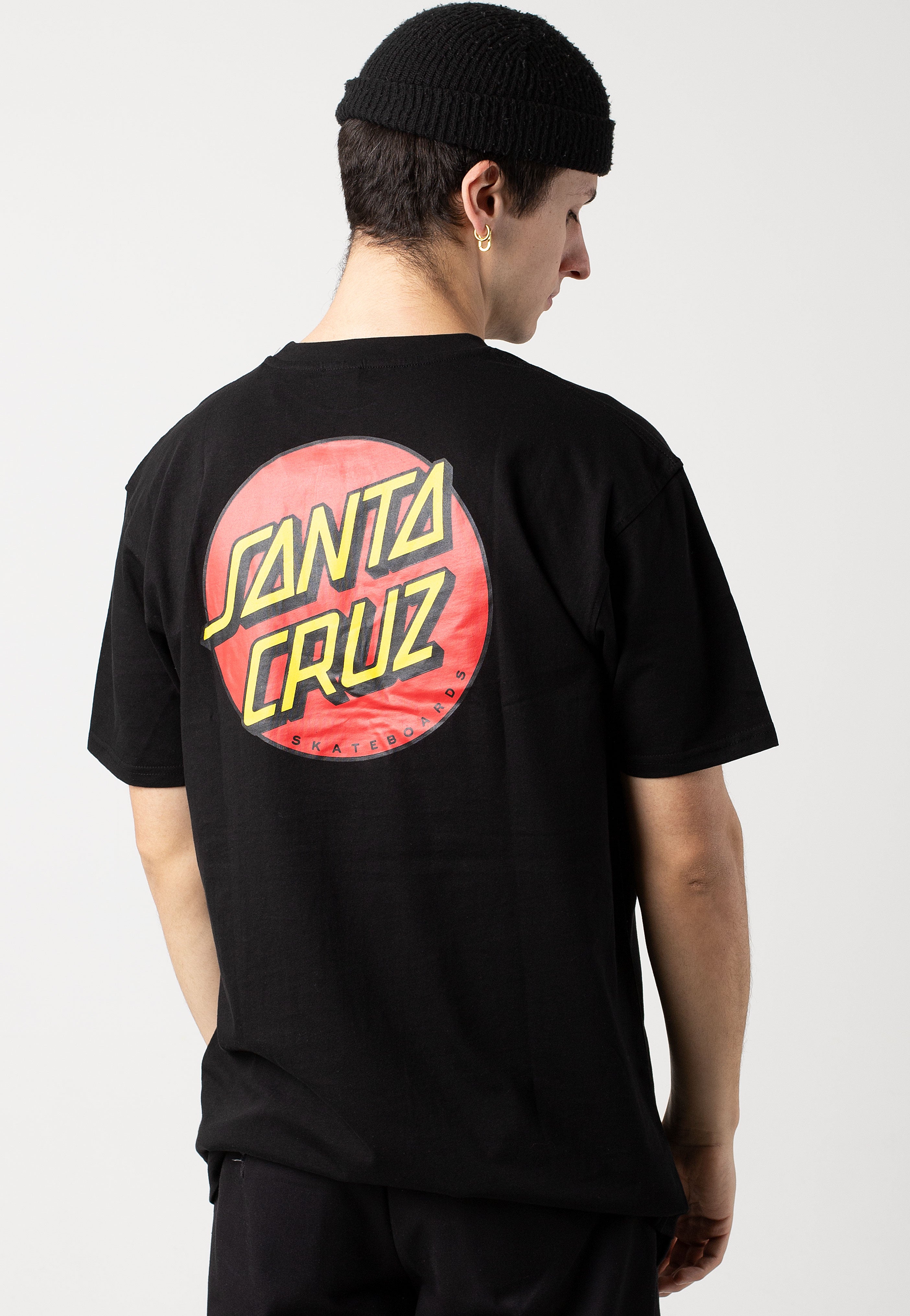 Santa Cruz - Classic Dot Chest Black - T-Shirt | Men-Image