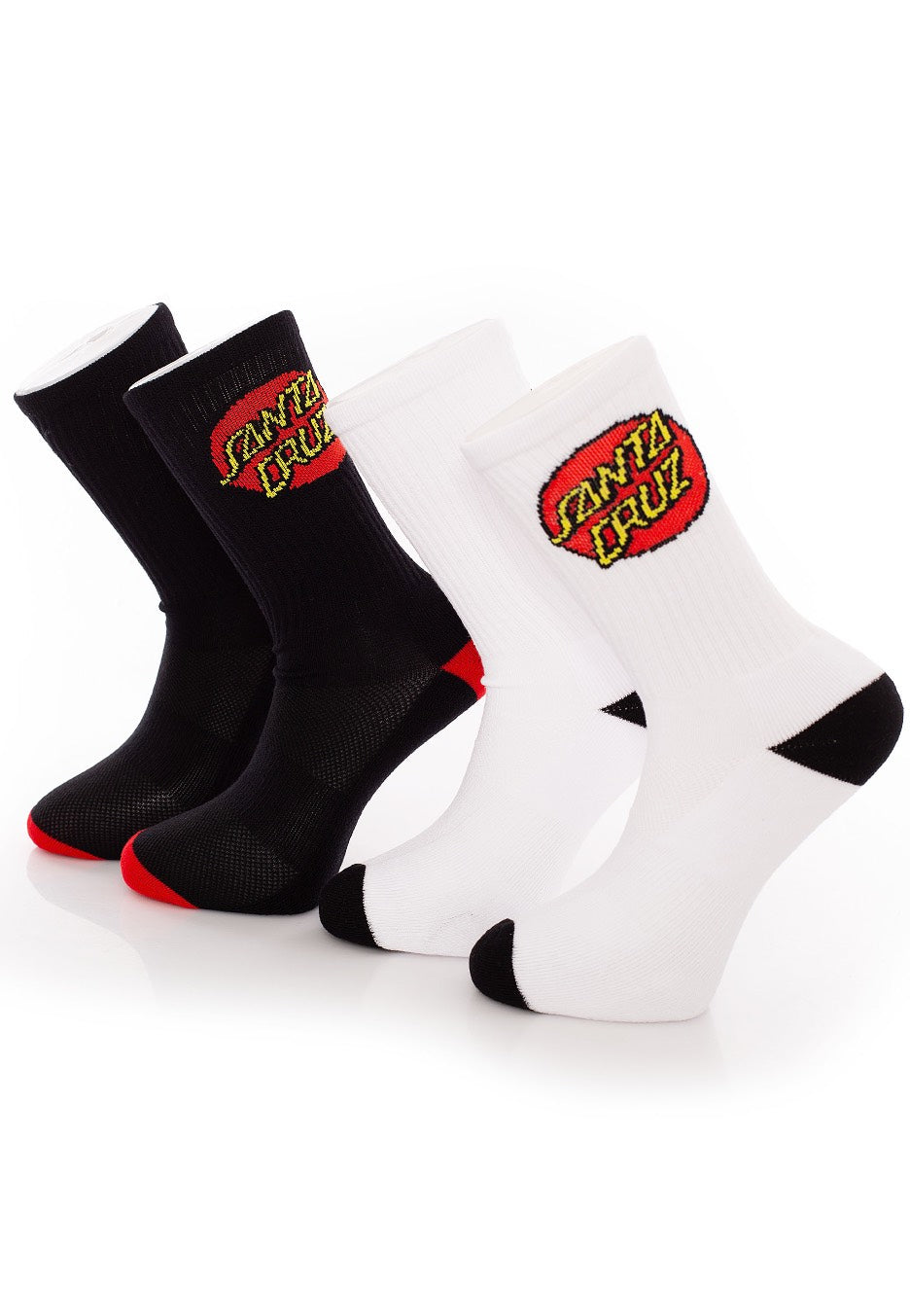 Santa Cruz - Classic Dot Pack Of 2 Assorted - Socks | Neutral-Image