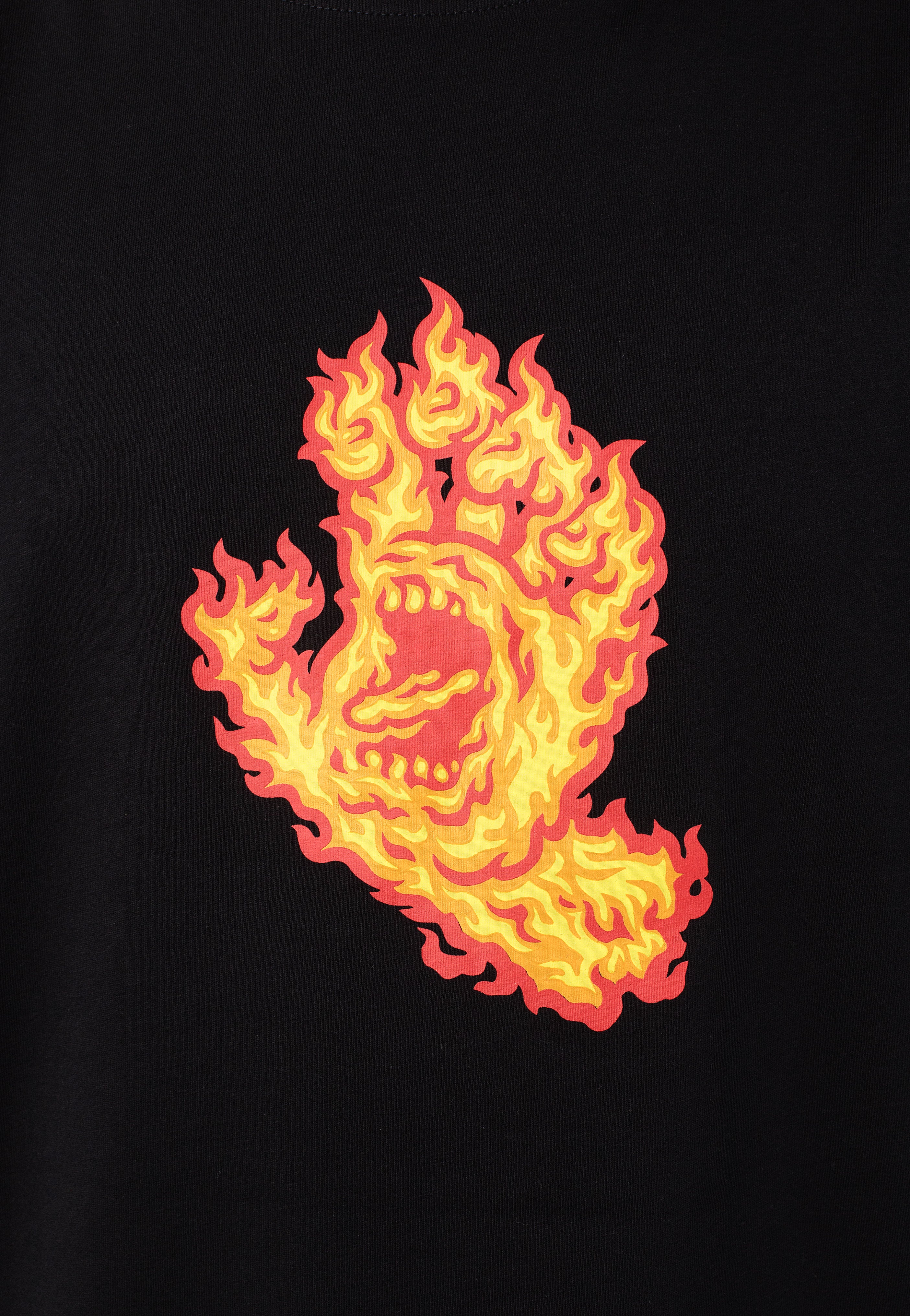 Santa Cruz - Flame Hand Black - T-Shirt | Men-Image