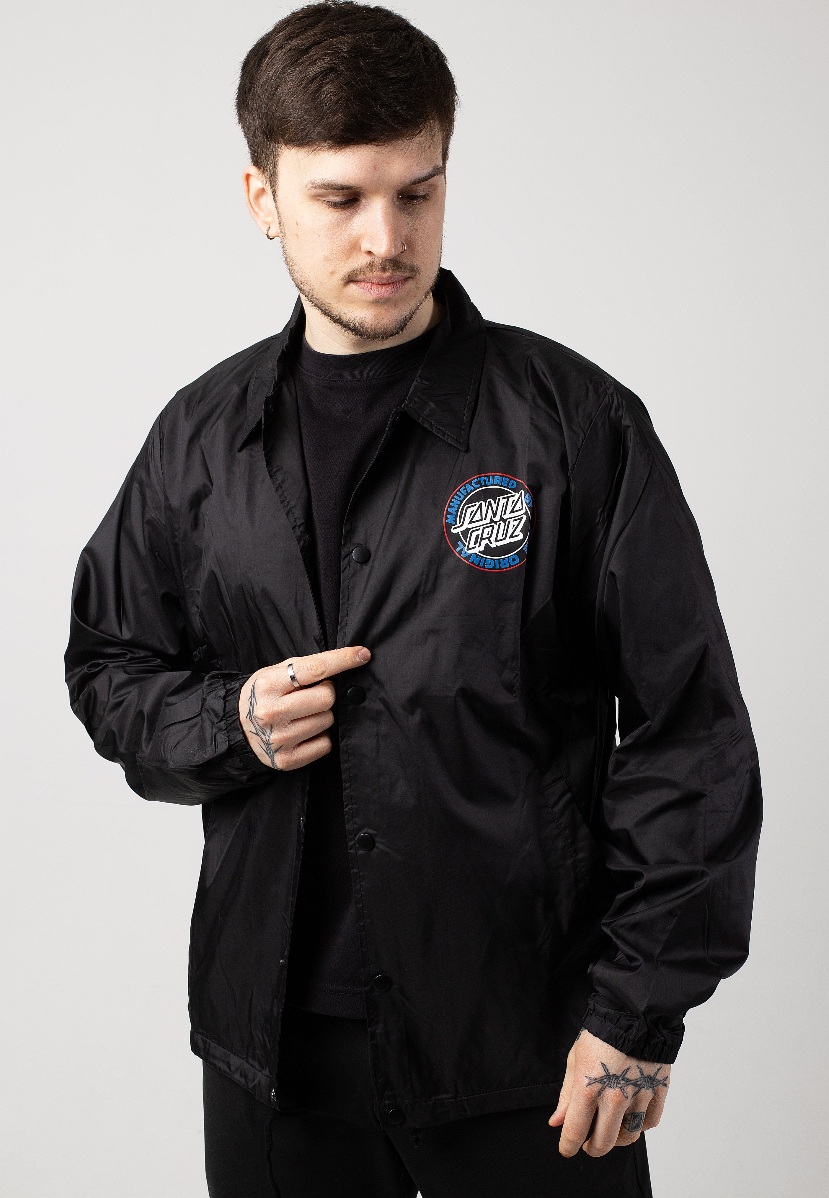 Santa Cruz - Natas Screaming Panther Black - Windbreaker | Men-Image