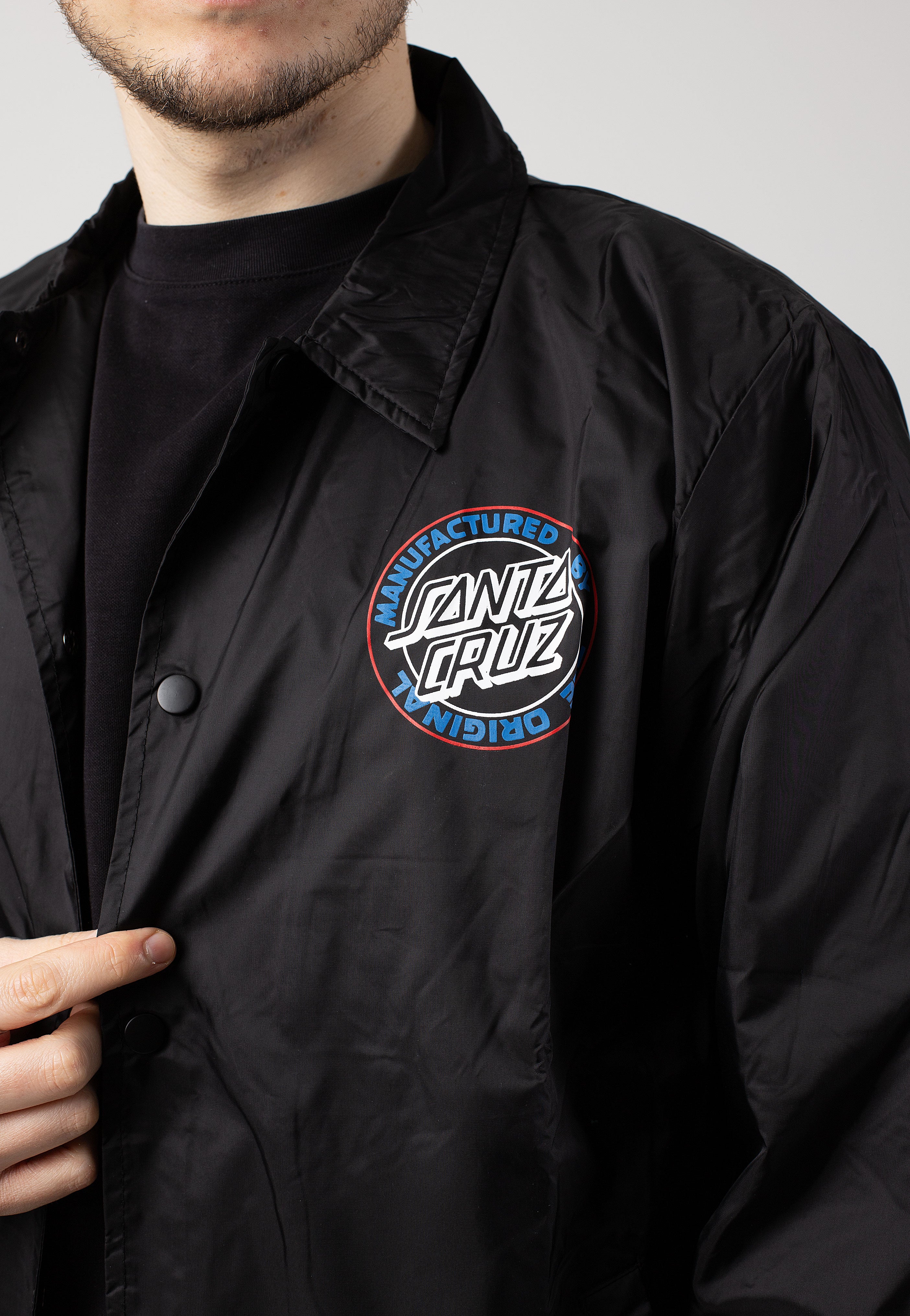 Santa Cruz - Natas Screaming Panther Black - Windbreaker | Men-Image