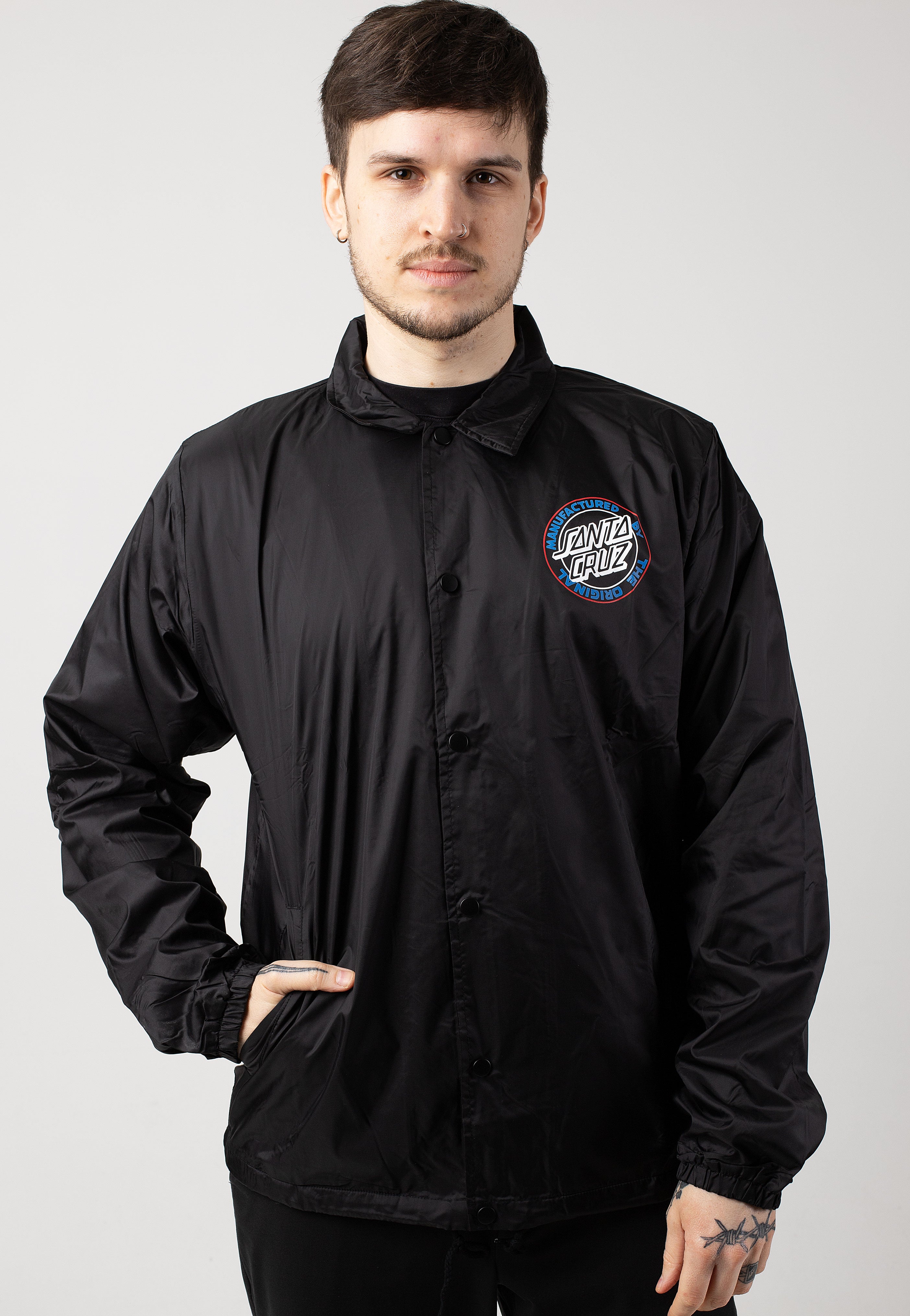 Santa Cruz - Natas Screaming Panther Black - Windbreaker | Men-Image