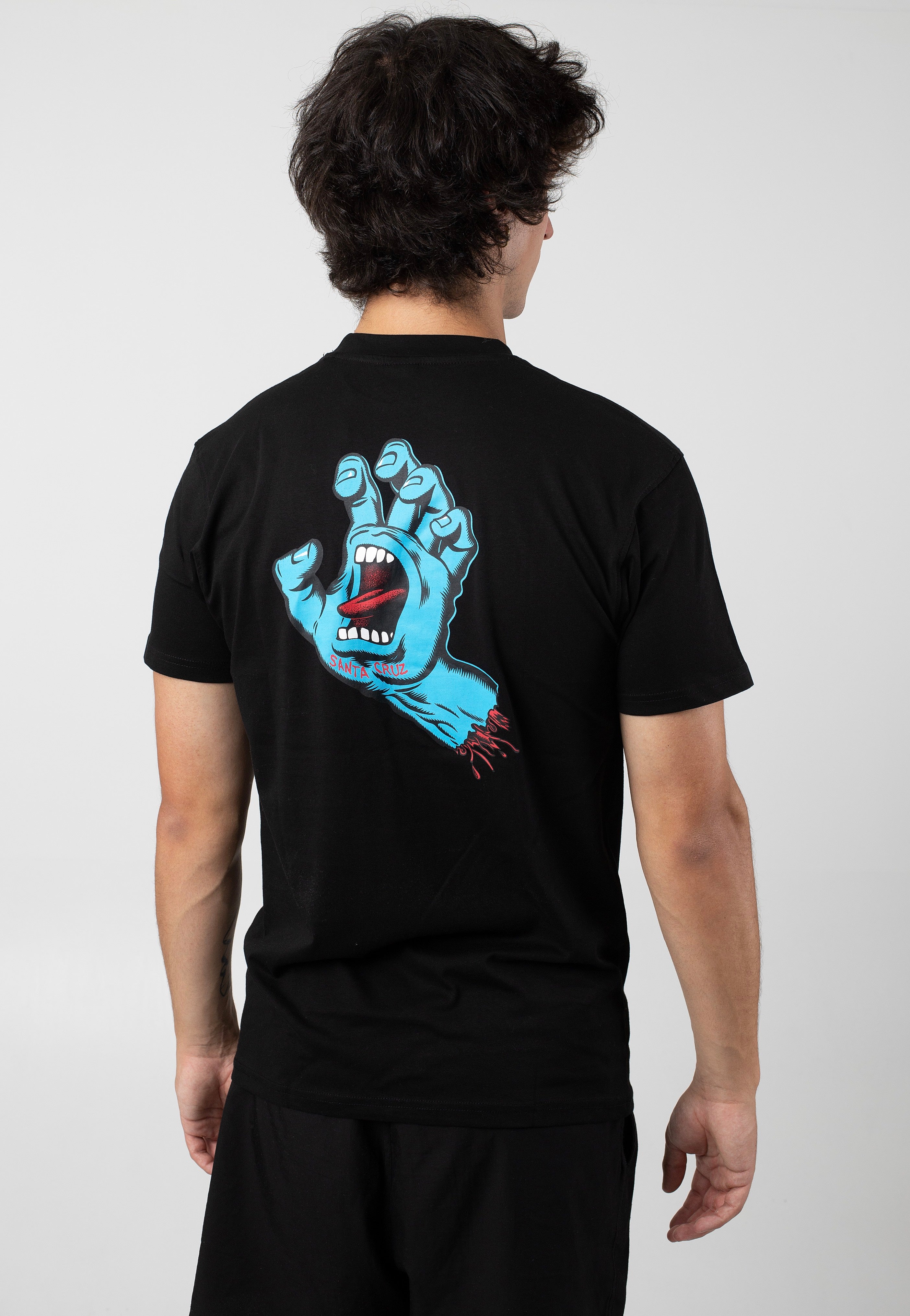 Santa Cruz - Screaming Hand Chest Black - T-Shirt | Men-Image