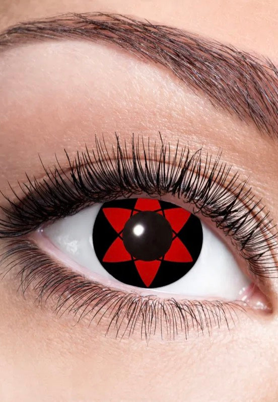 Naruto - Sasuke Mangekyu Sharingan - Contact Lenses | Neutral-Image