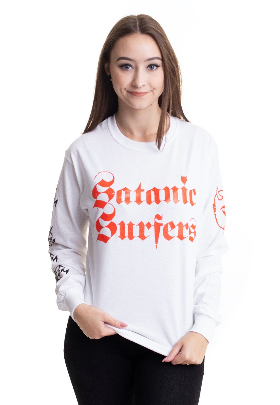 Satanic Surfers - Back From Hell White - Longsleeve | Women-Image